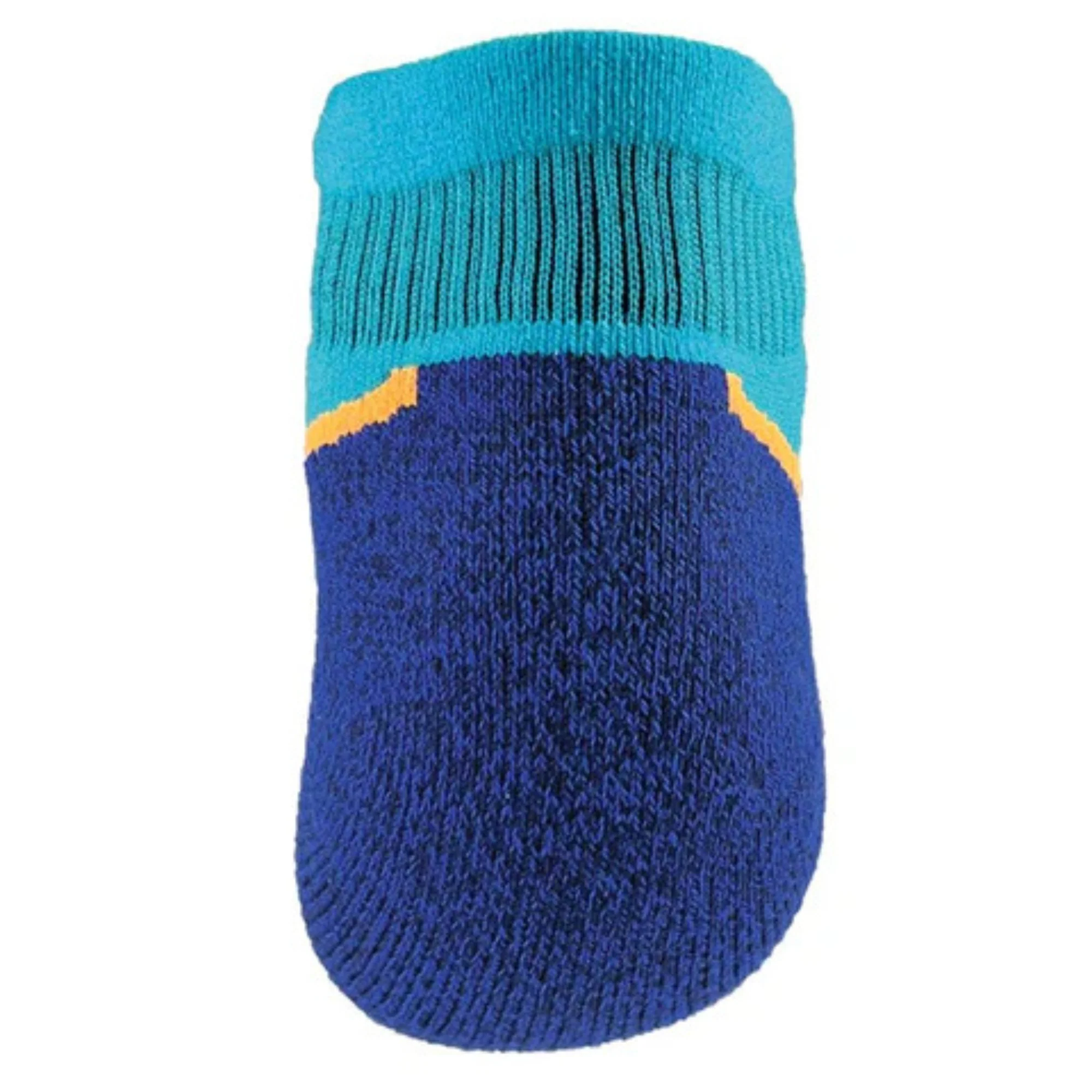 1000 Mile Men's Run Single Layer Socklet - 2 Pair Pack (Kingfisher Blue/Navy) - Image 5