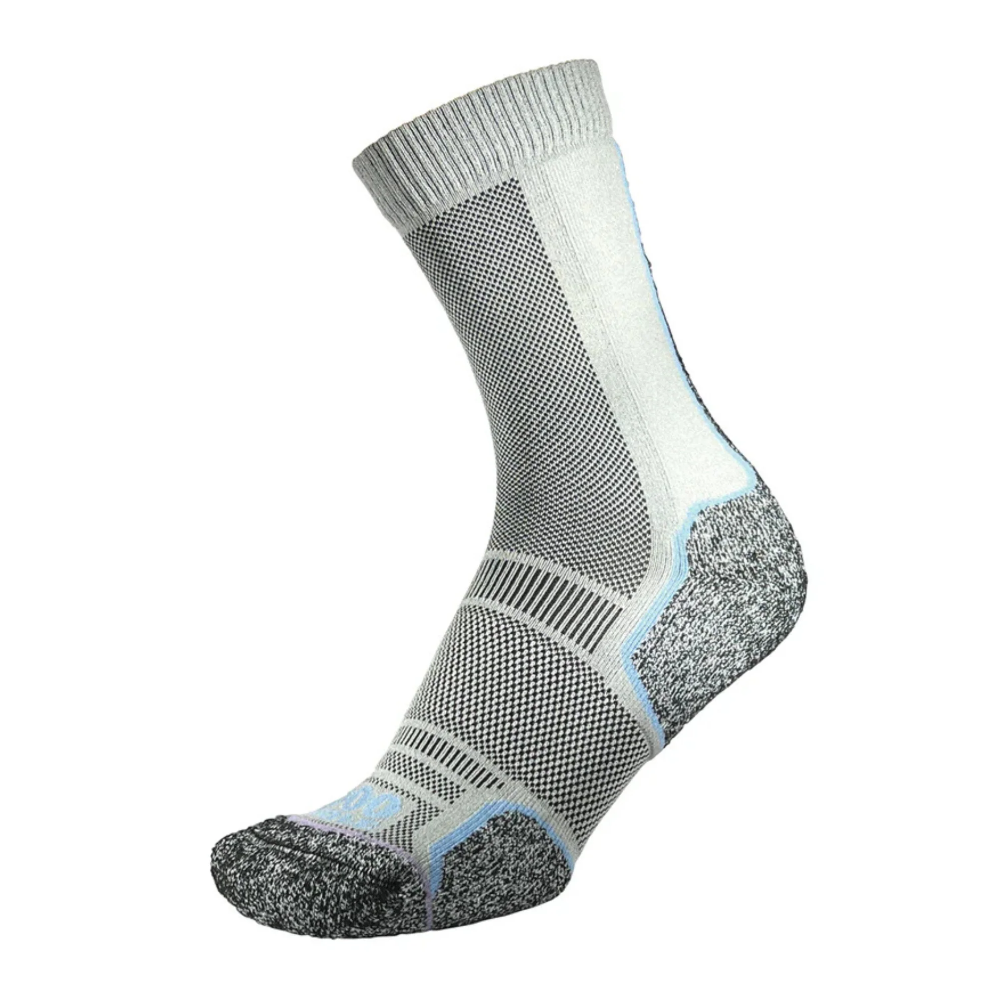1000 Mile Women's Repreve Recycled Range Trek Socks - 2 Pair Pack (Silver Blue/Silver Pink) - Image 2