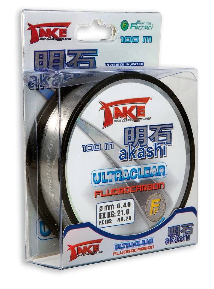 Take Akashi Fluorocarbon (Clear)(28.66lbs/0.30mm/100m)