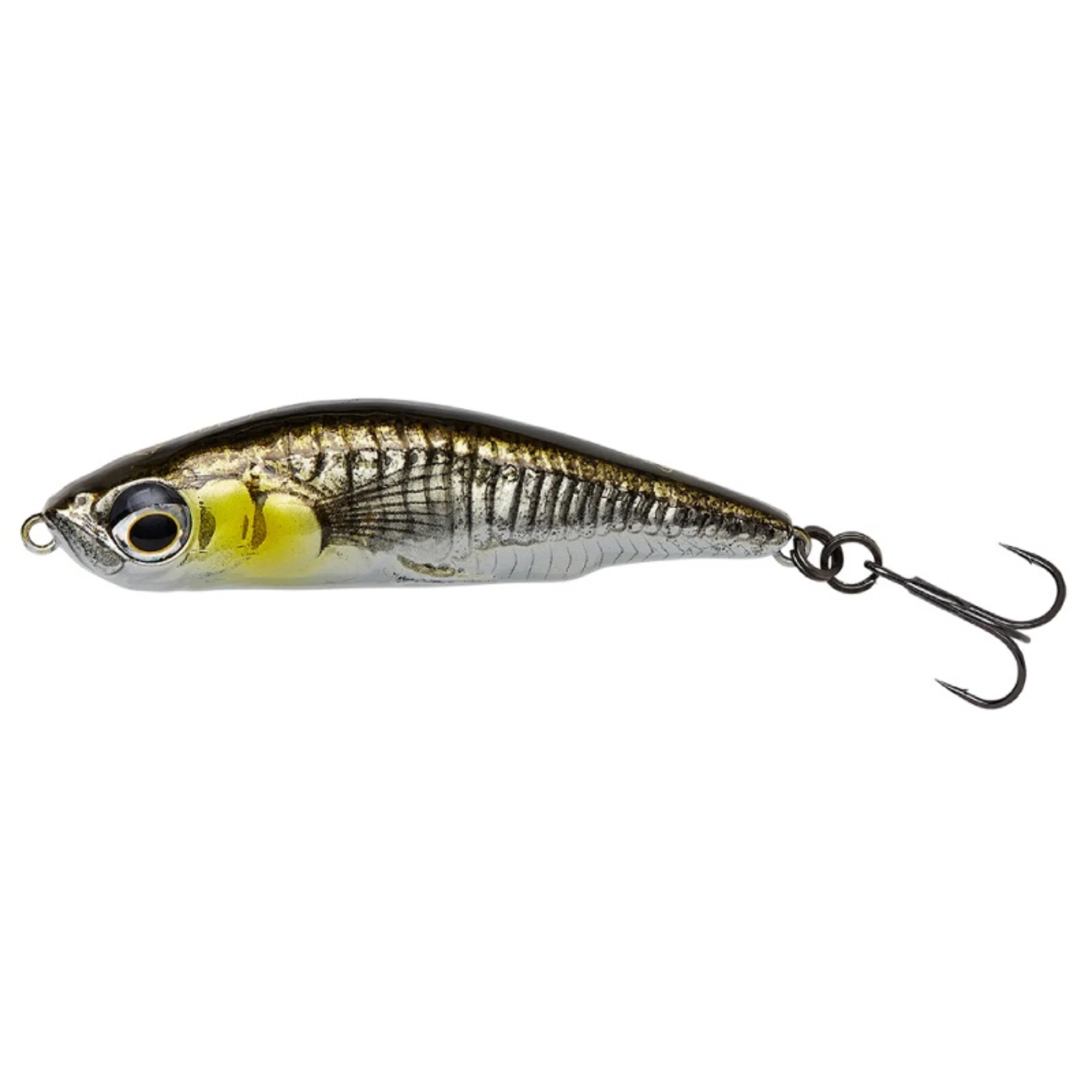 Savage Gear 3D Sticklebait Sinking Pencil Lure (7.5cm/17g AYU Green Silver)