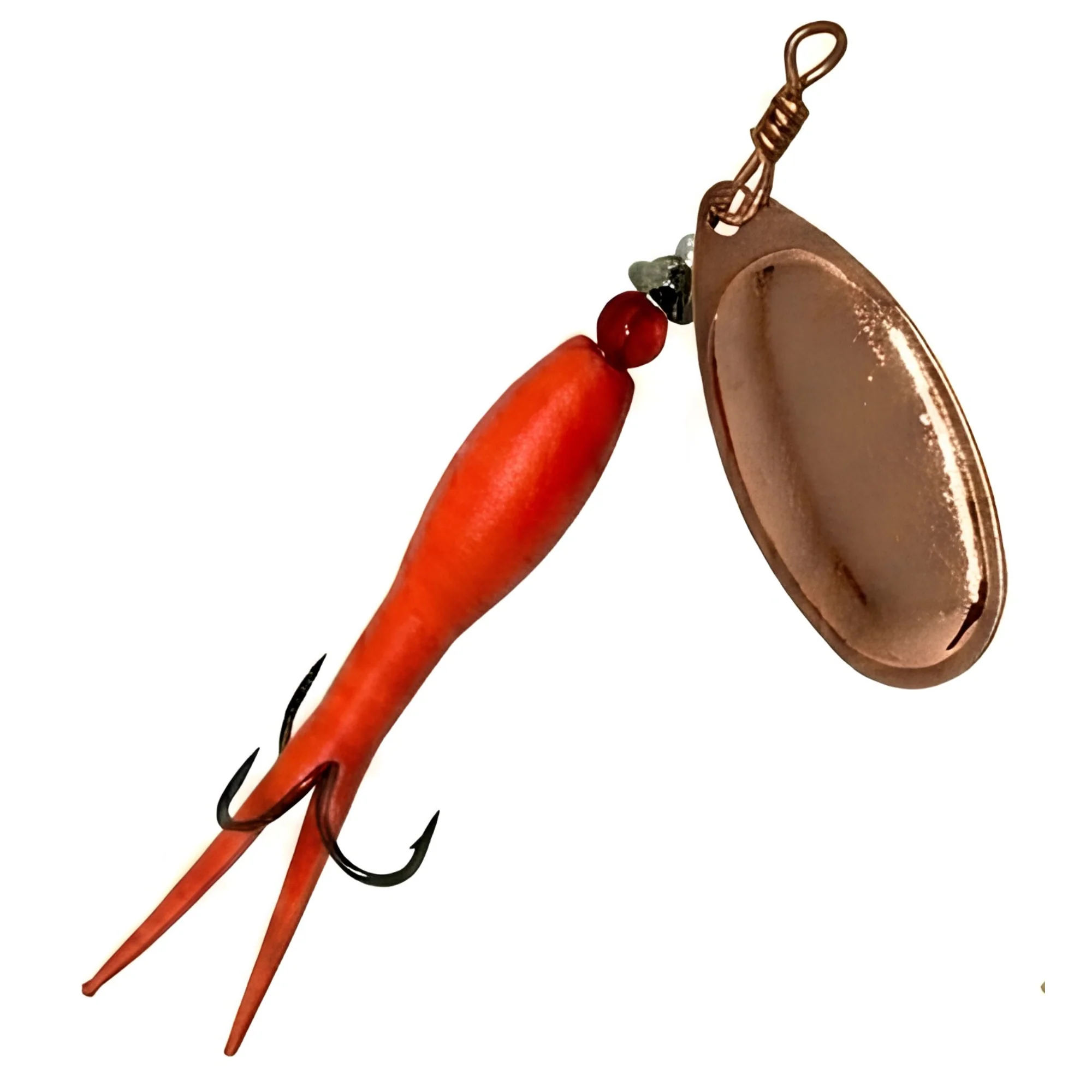 Flying C Spinning Lure (8g Red/Copper)