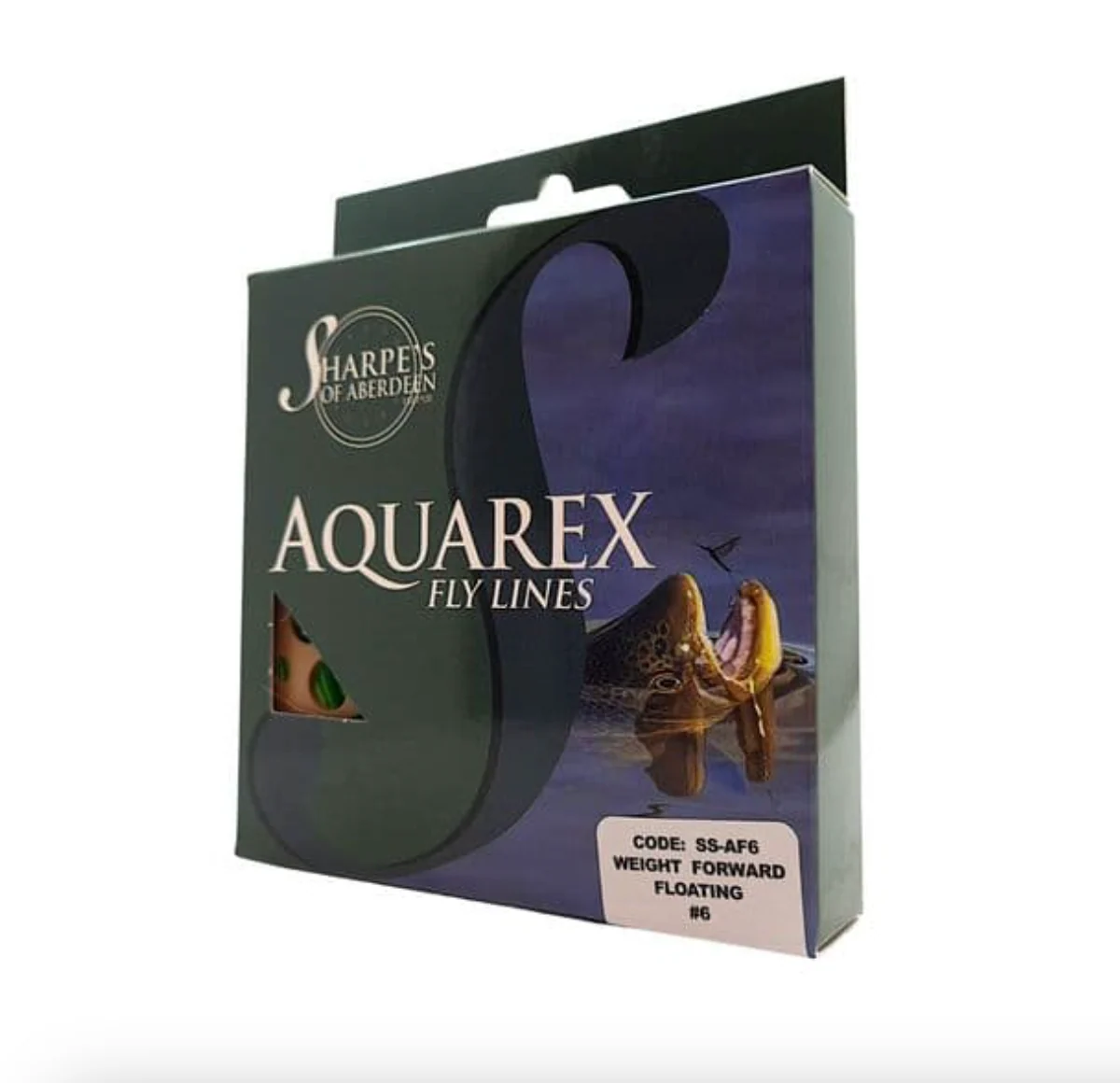 Sharpes of Aberdeen Aquarex Weight Forward Floating Fly Line (#6/100ft)(Green) - Image 2