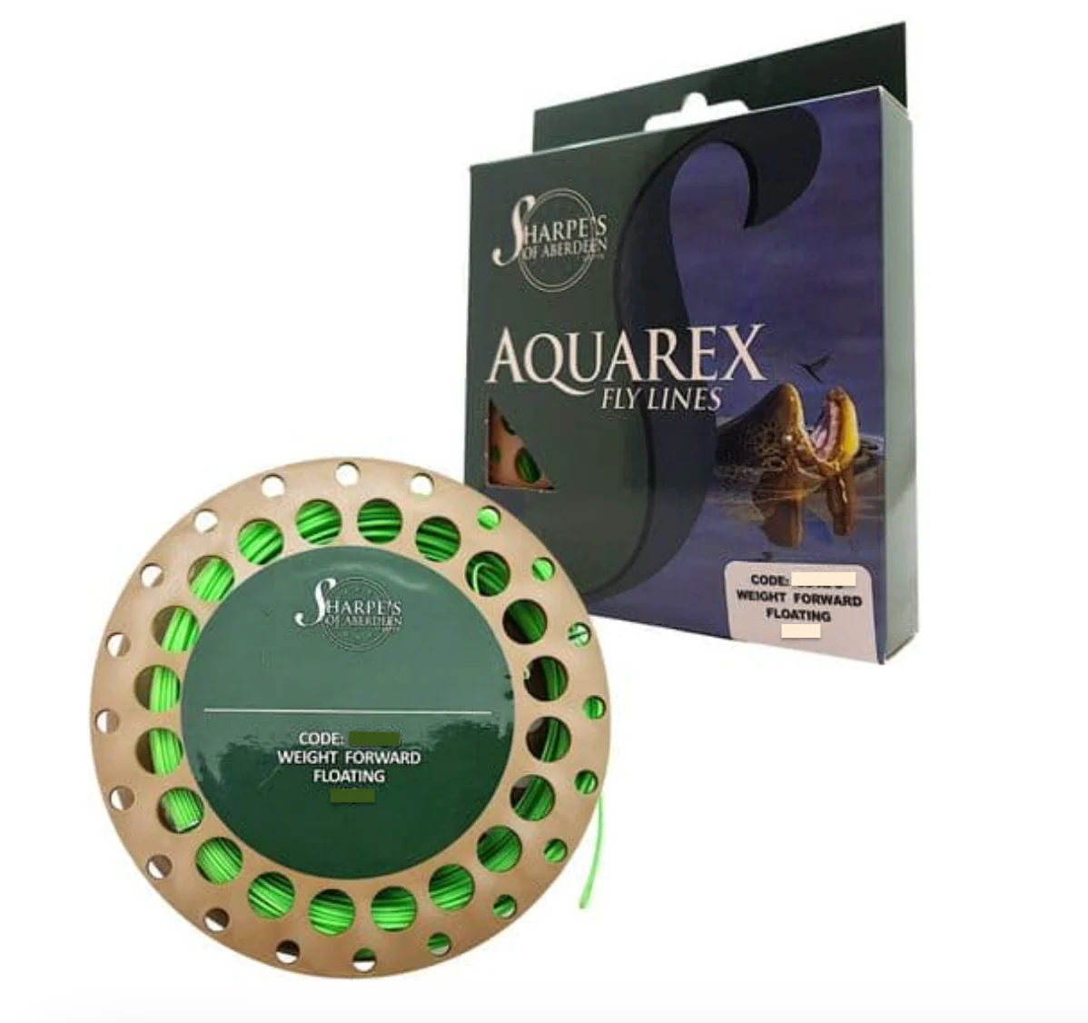 Sharpes of Aberdeen Aquarex Weight Forward Floating Fly Line (#7/100ft)(Green)