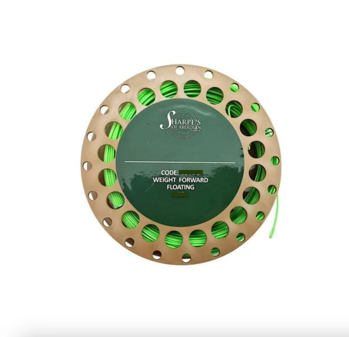 Sharpes of Aberdeen Aquarex Weight Forward Floating Fly Line (#8/100ft)(Green) - Image 3