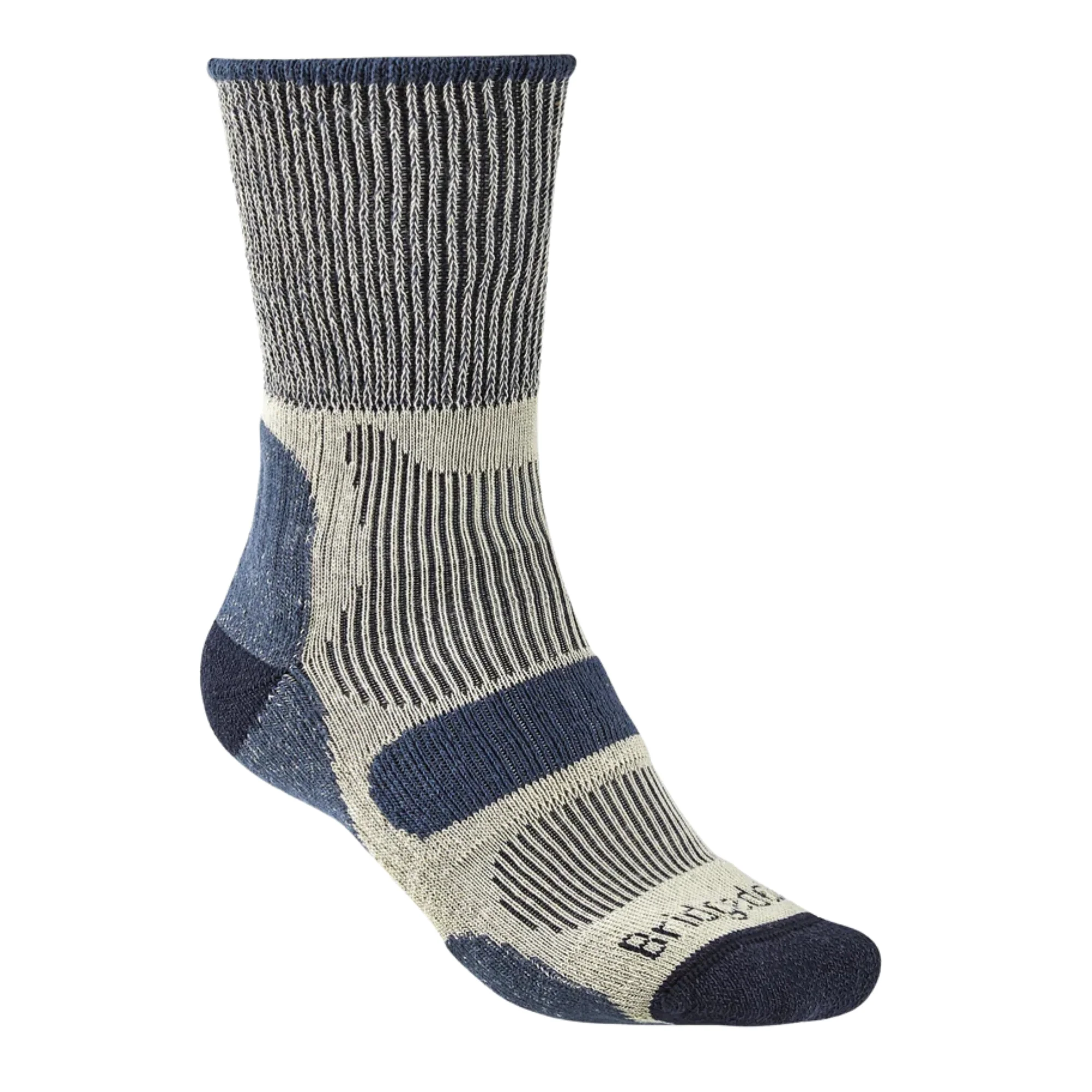Bridgedale Hike Lightweight Cotton Comfort Boot Length Socks (Indigo)