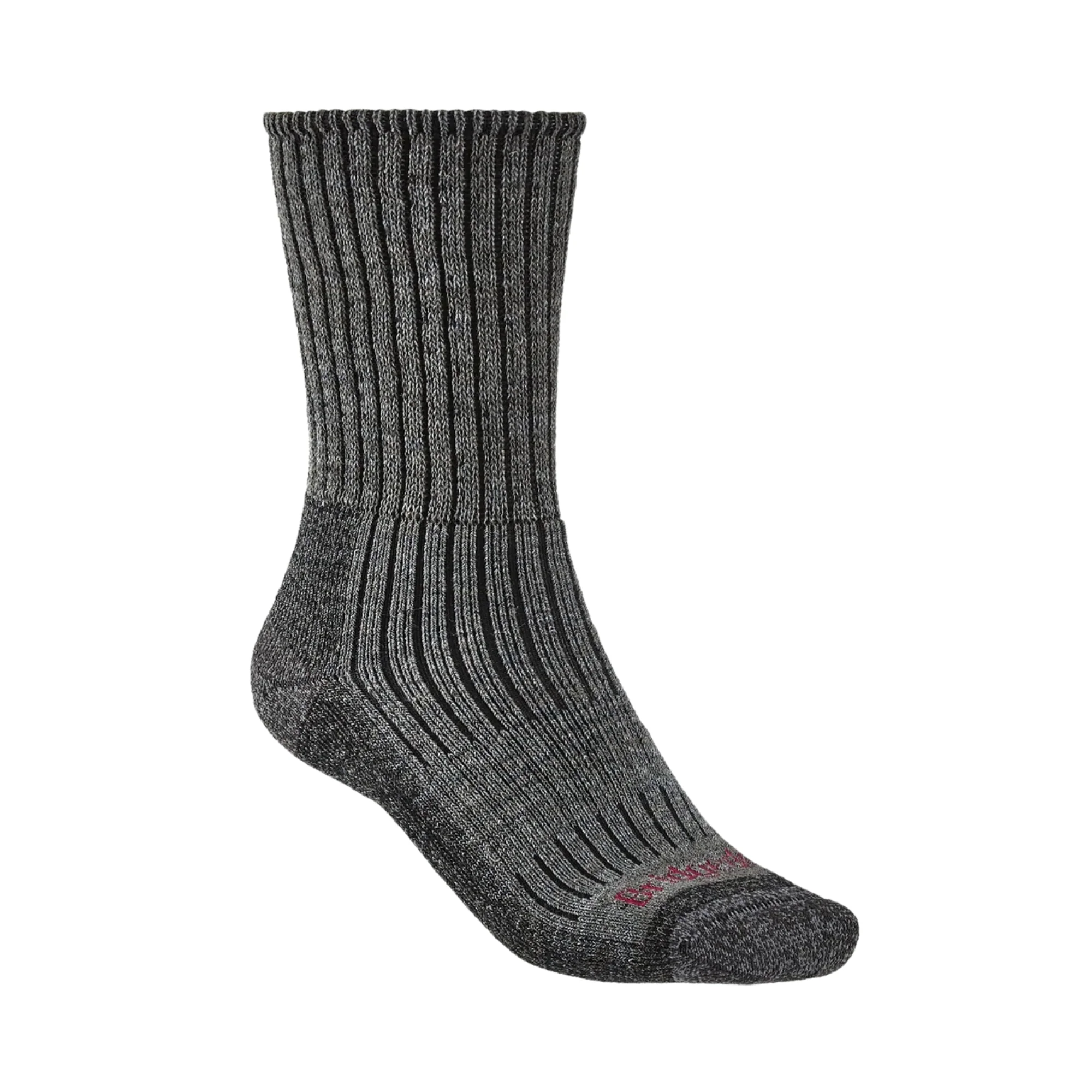 Bridgedale Men's Hike Midweight Merino Comfort Boot Length Socks (Charcoal)