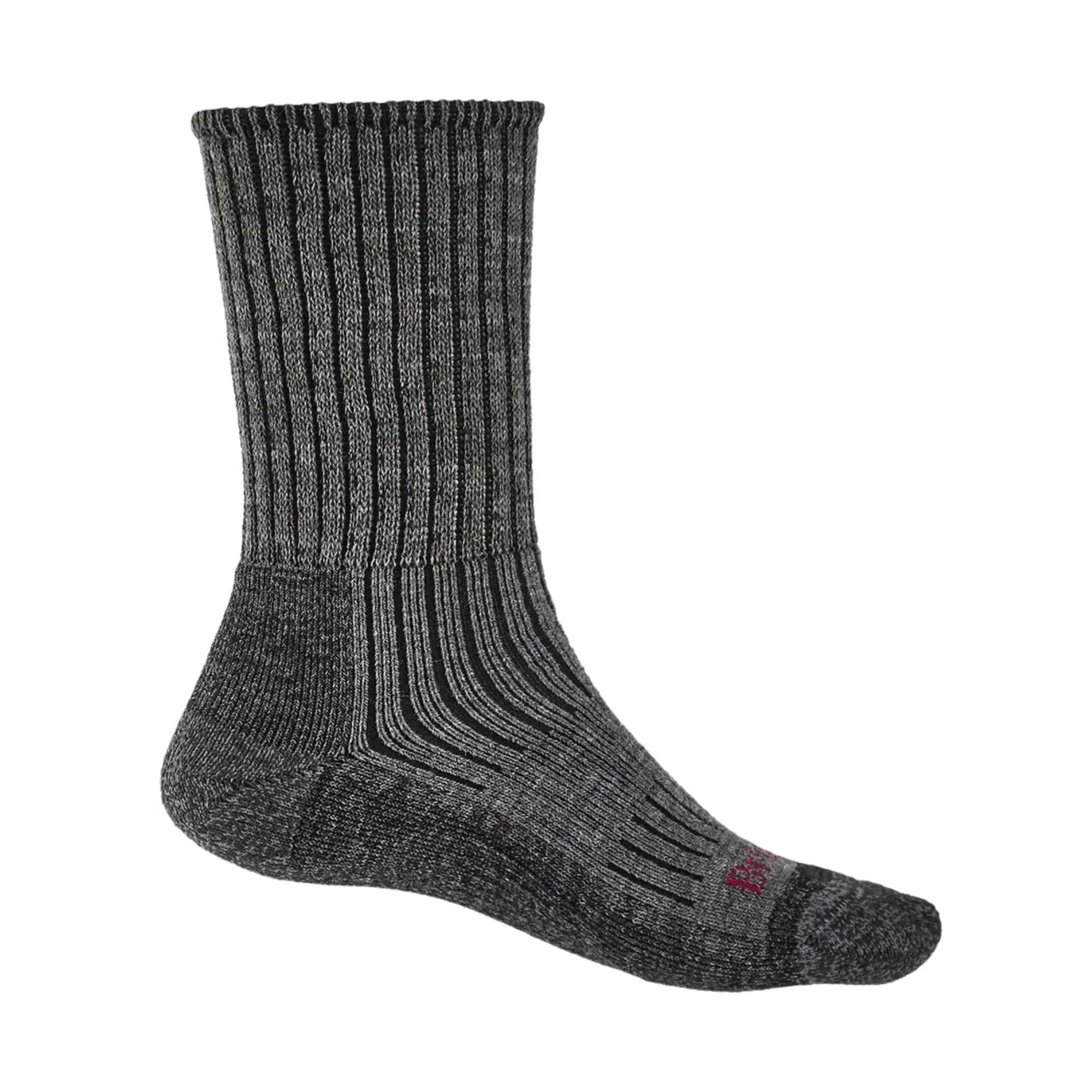 Bridgedale Men's Hike Midweight Merino Comfort Boot Length Socks (Charcoal) - Image 2