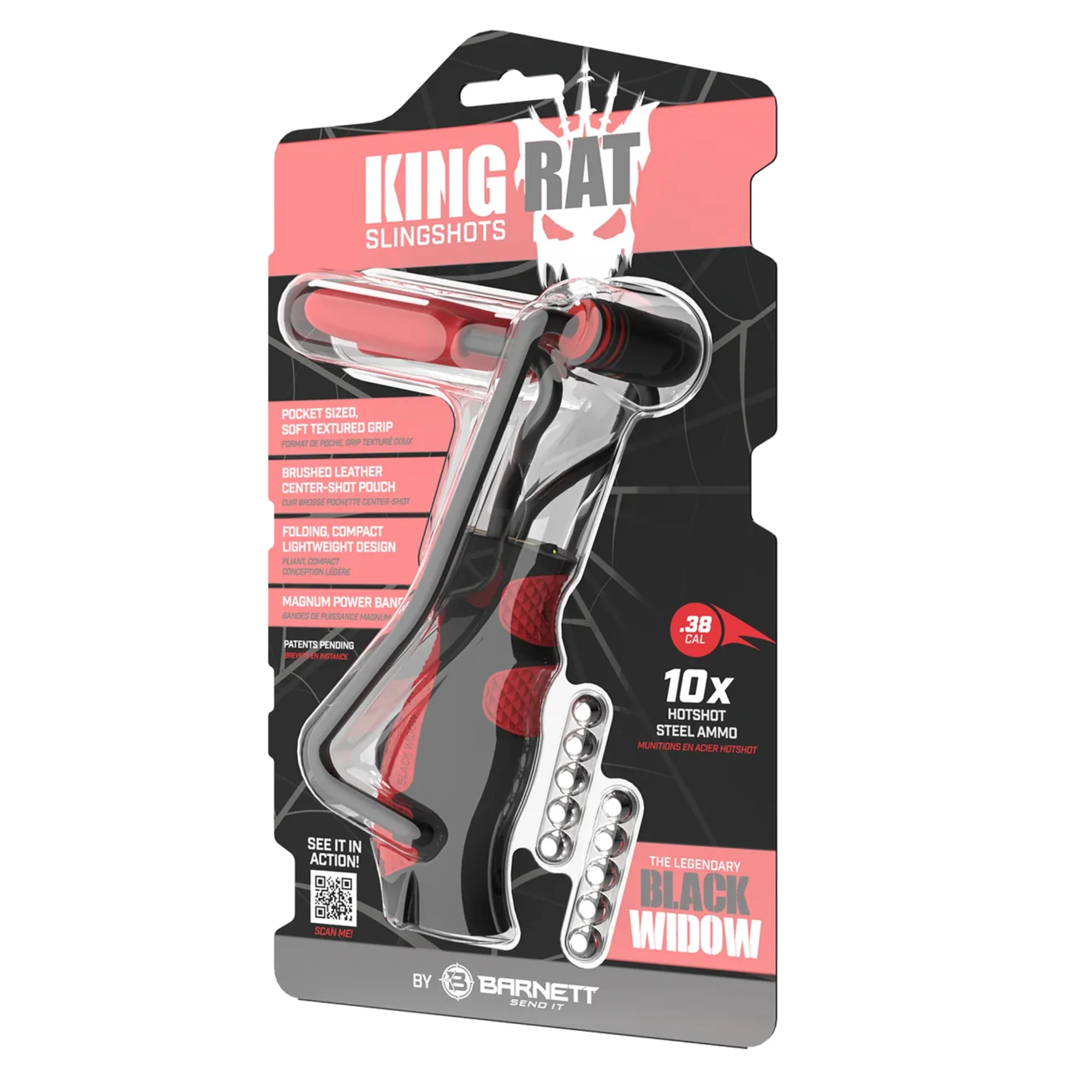 Barnett Black Widow King Rat Slingshot - Image 2