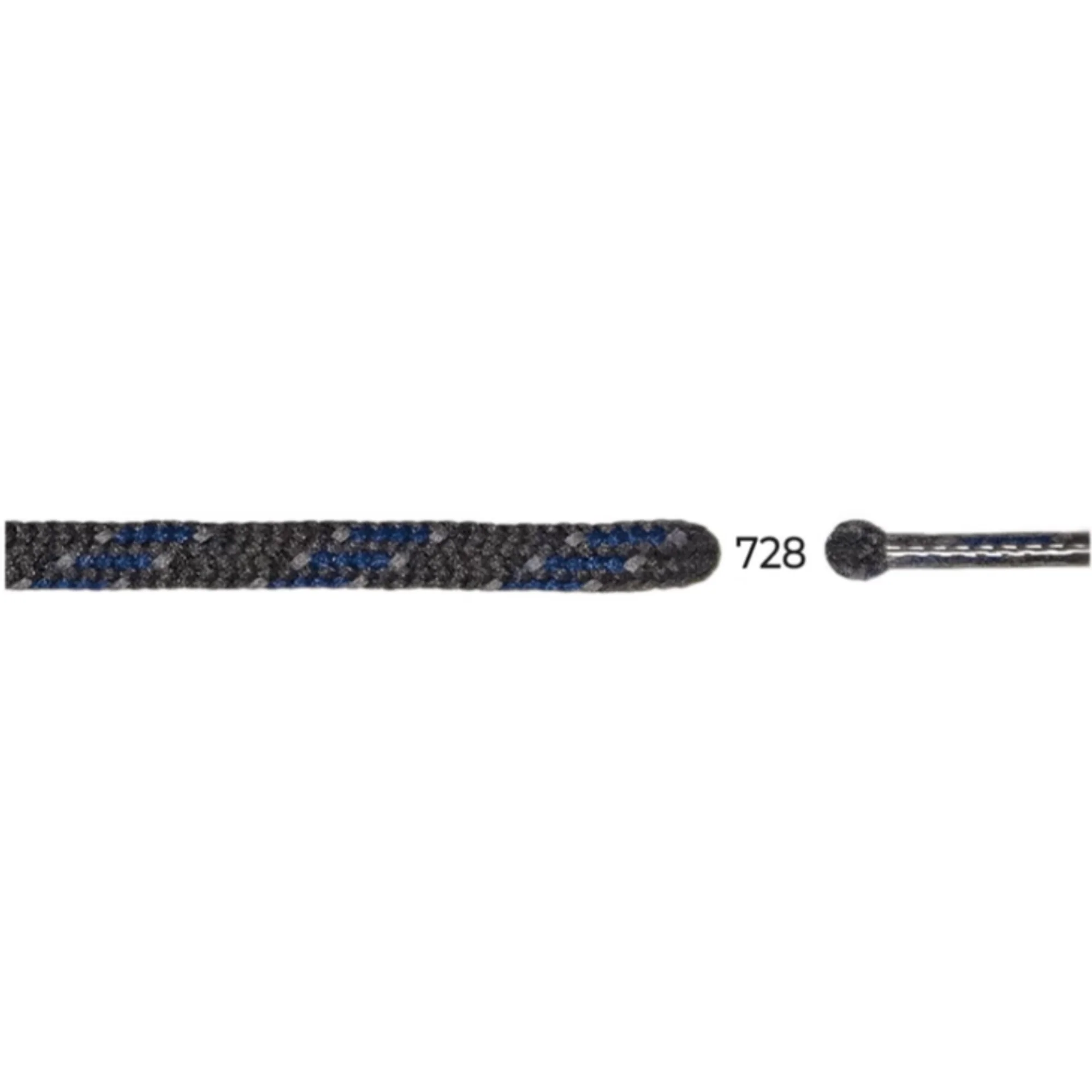 Barth 5mm/180cm Round Laces (Graphite/Blue)