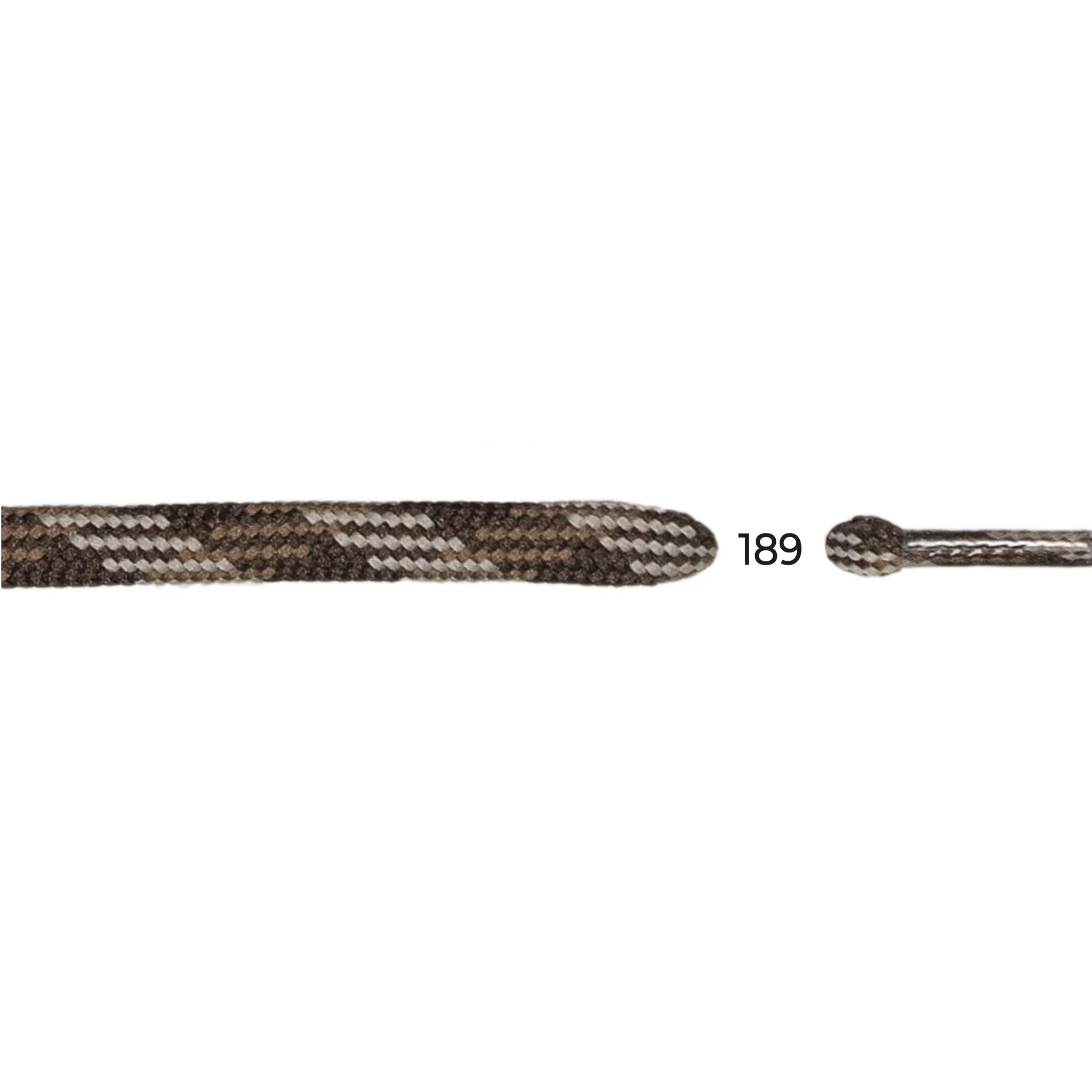 Barth 7mm/150cm Semicircular Laces (Brown/Beige)