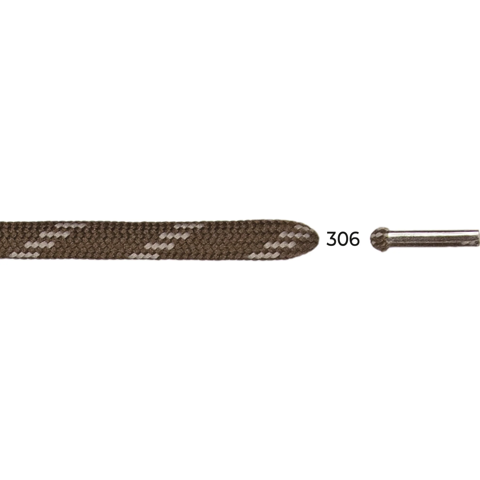Barth 7mm/200cm Semicircular Laces (Brown/Grey)