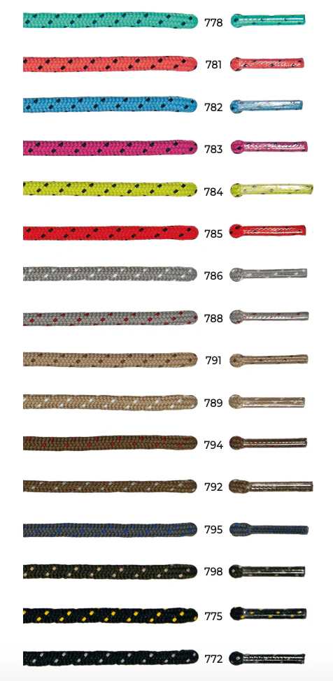 Barth 4mm/120cm Magic Round Laces (Black/Dot) - Image 2