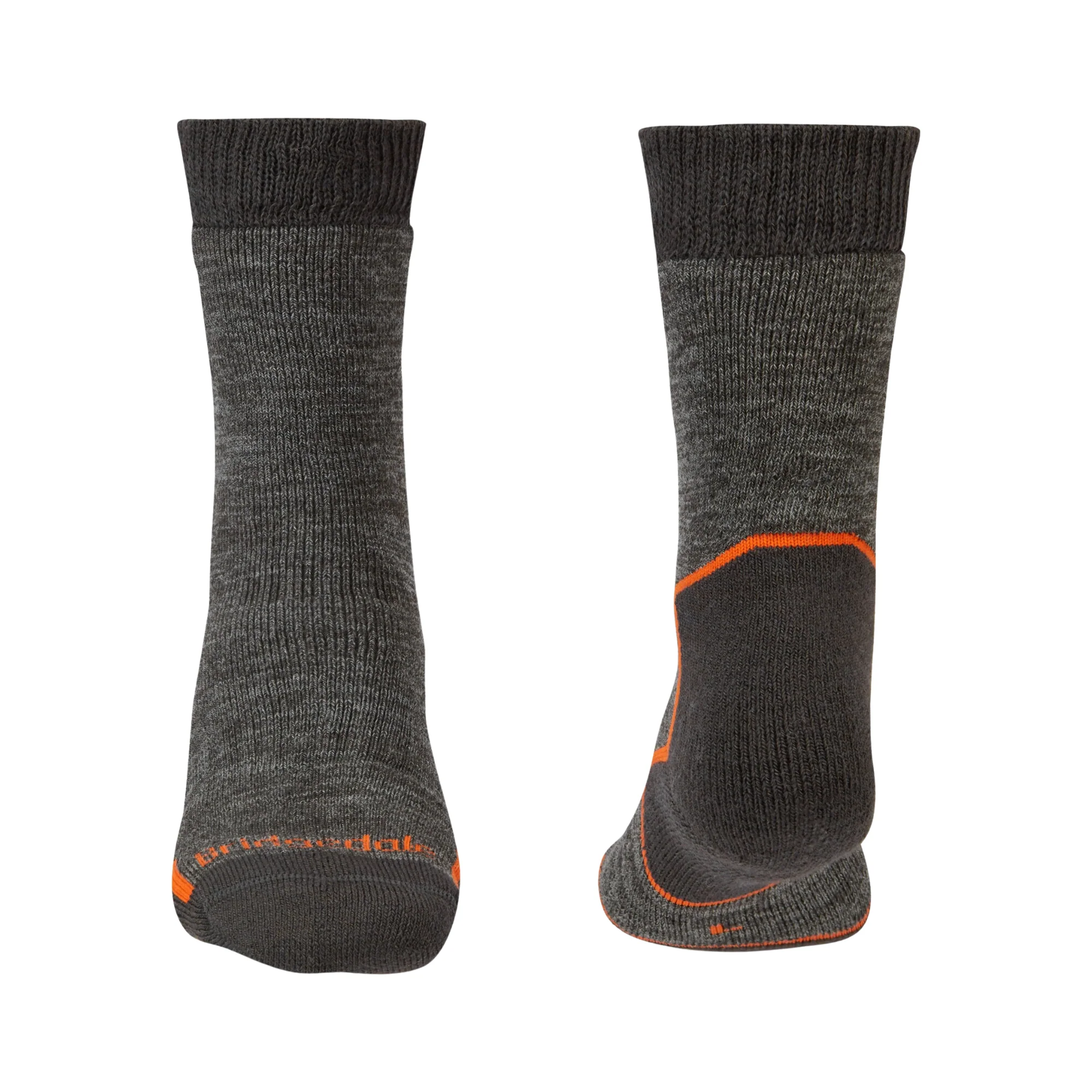 Bridgedale Men's Explorer Heavyweight Merino Comfort Boot Length Socks (Anthracite) - Image 2