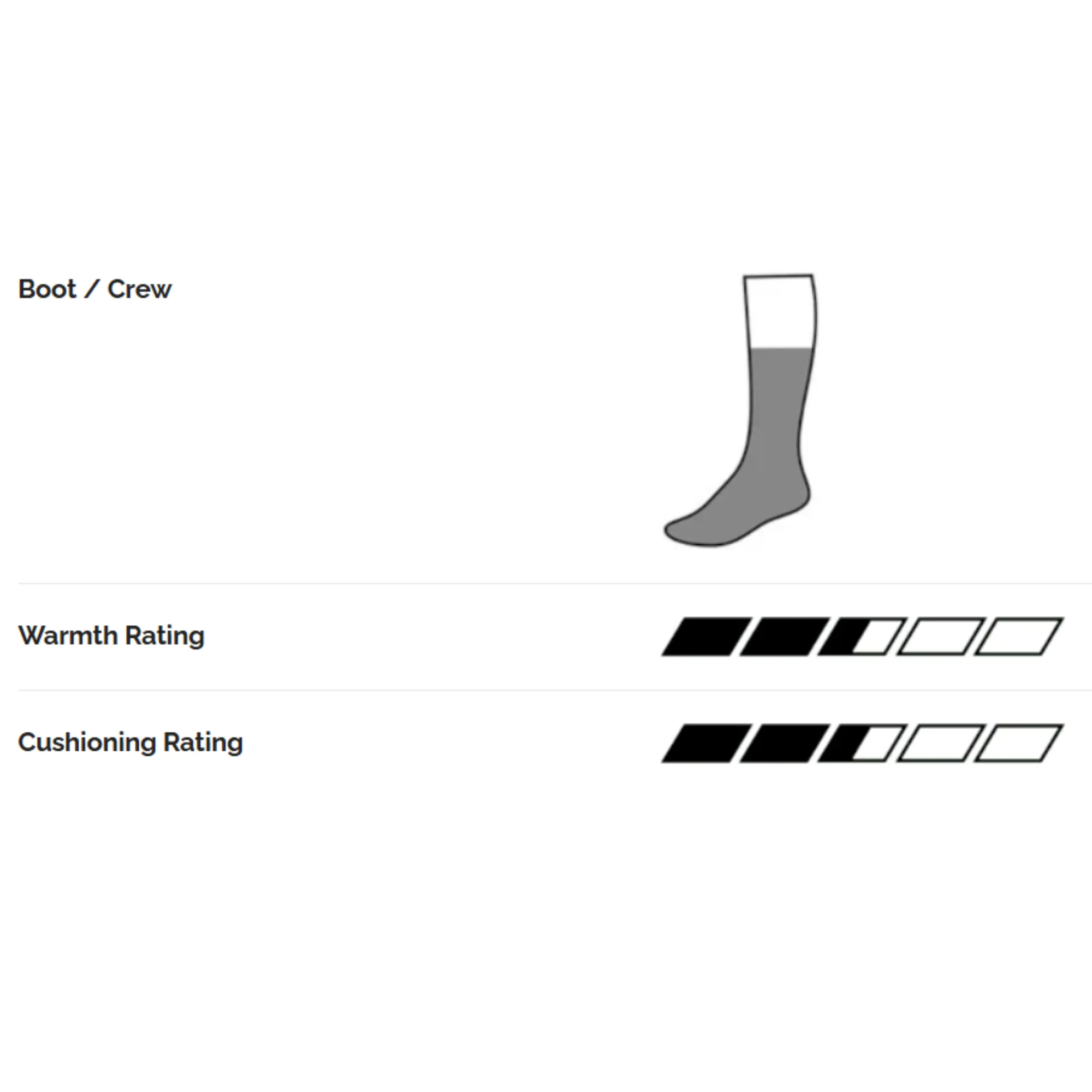 Bridgedale Men's Lightweight Merino Comfort Fit Boot Length Hike Socks (Silver) - Image 6