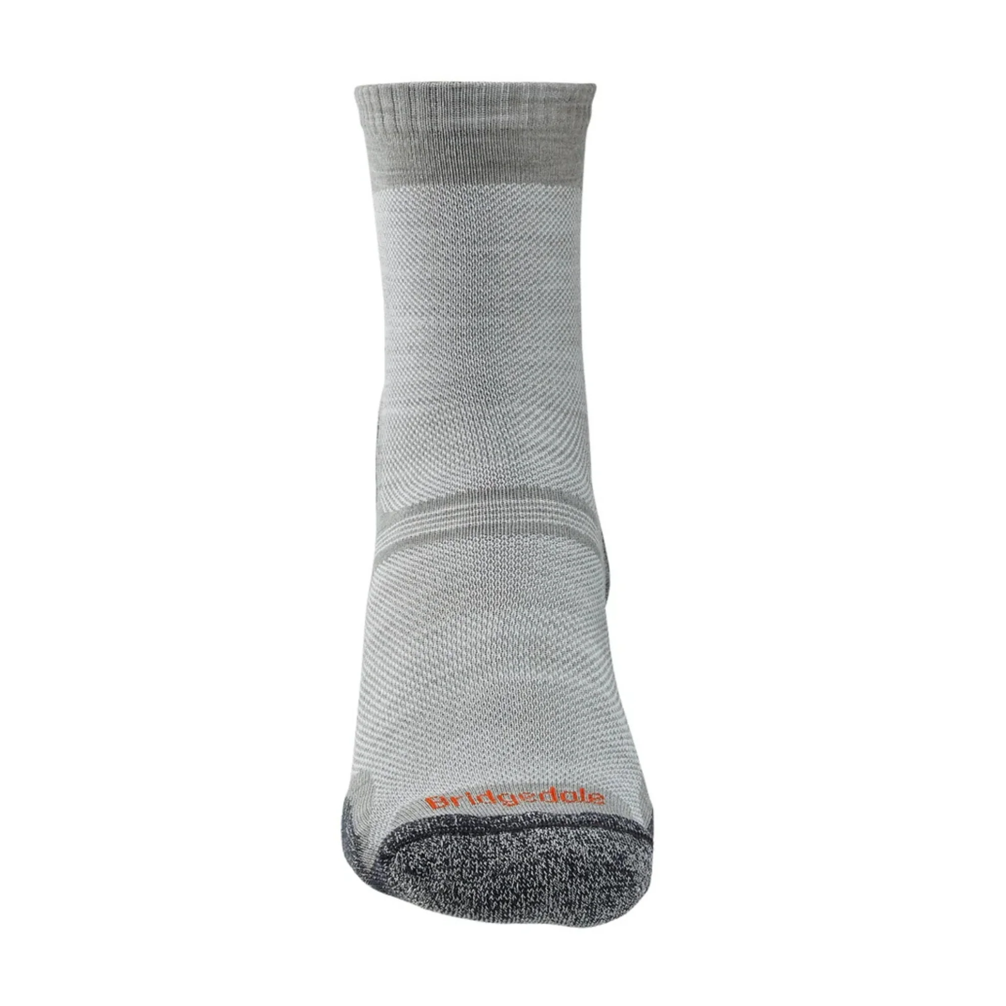Bridgedale Men's Ultra Light Merino Performance Crew Length Hike Socks (Gunmetal) - Image 3