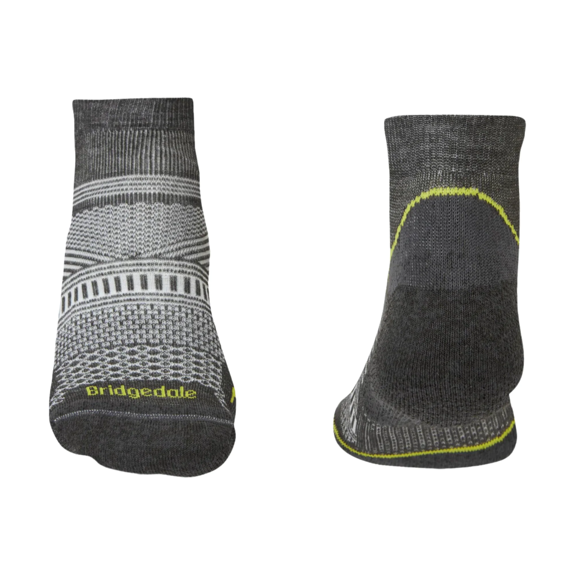 Bridgedale Men's Ultralight T2 Coolmax Performance Hike Low Socks (Graphite) - Image 2