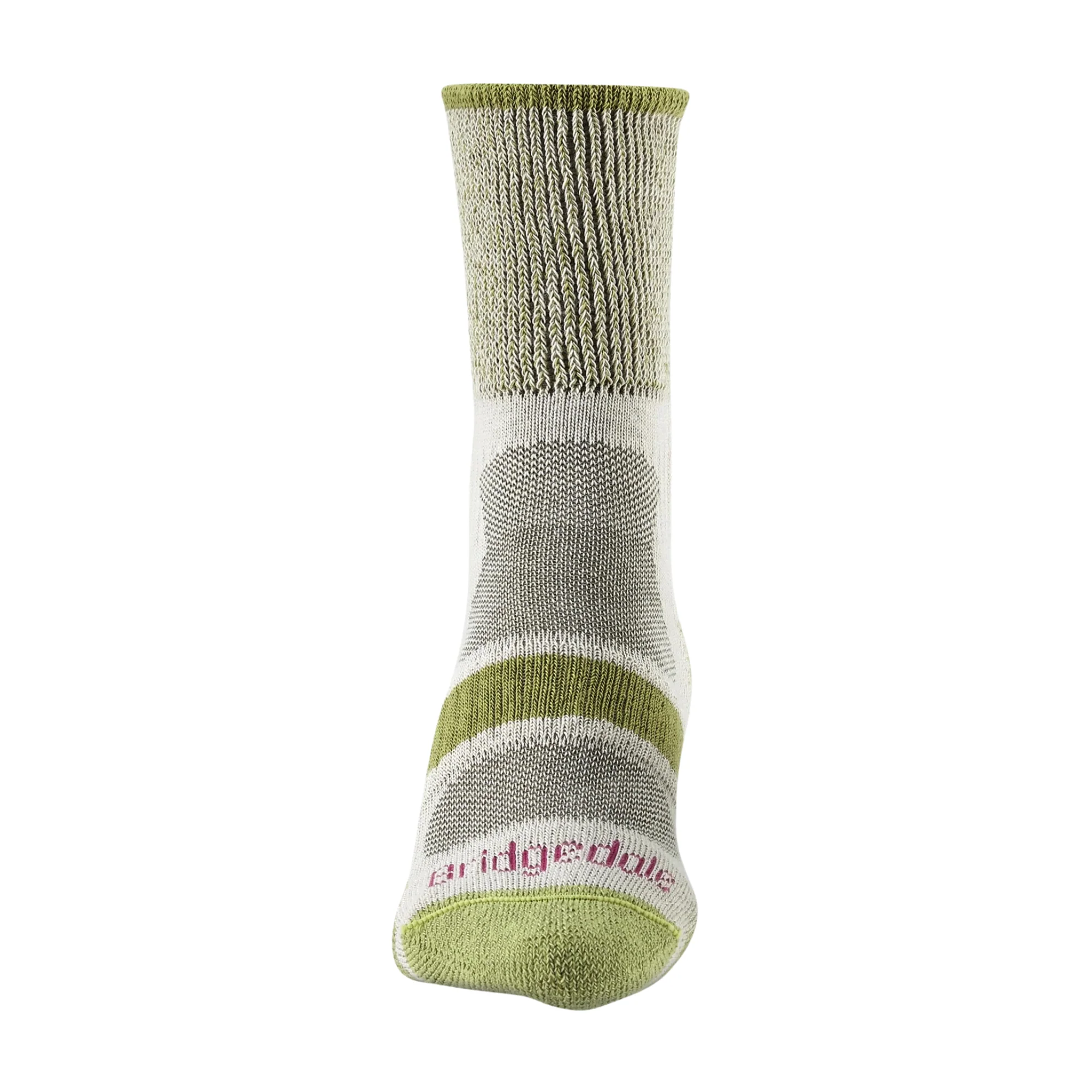 Bridgedale Women's Lightweight Coolmax Comfort Fit Boot Length Hike Socks (Spring Green) - Image 3