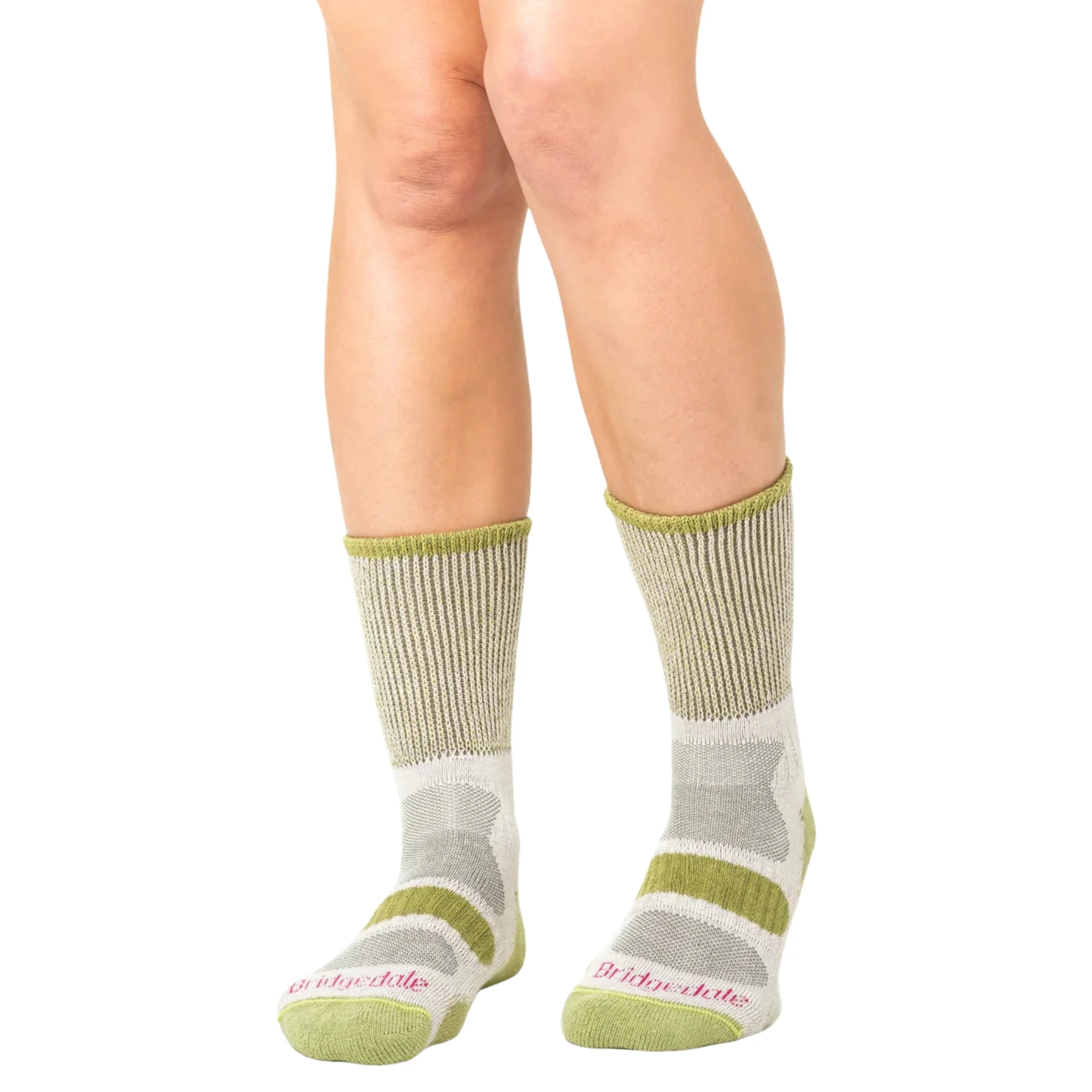 Bridgedale Women's Lightweight Coolmax Comfort Fit Boot Length Hike Socks (Spring Green) - Image 5