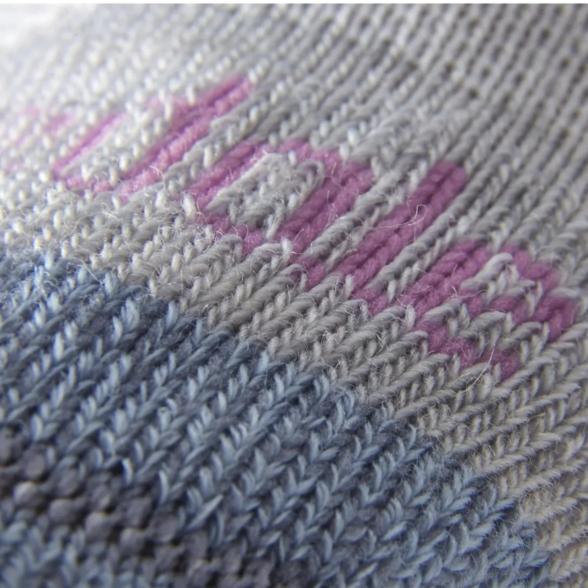 Bridgedale Women's Lightweight Merino Performance 3/4 Crew Length Hike Socks (Grey/Smoky Blue) - Image 6