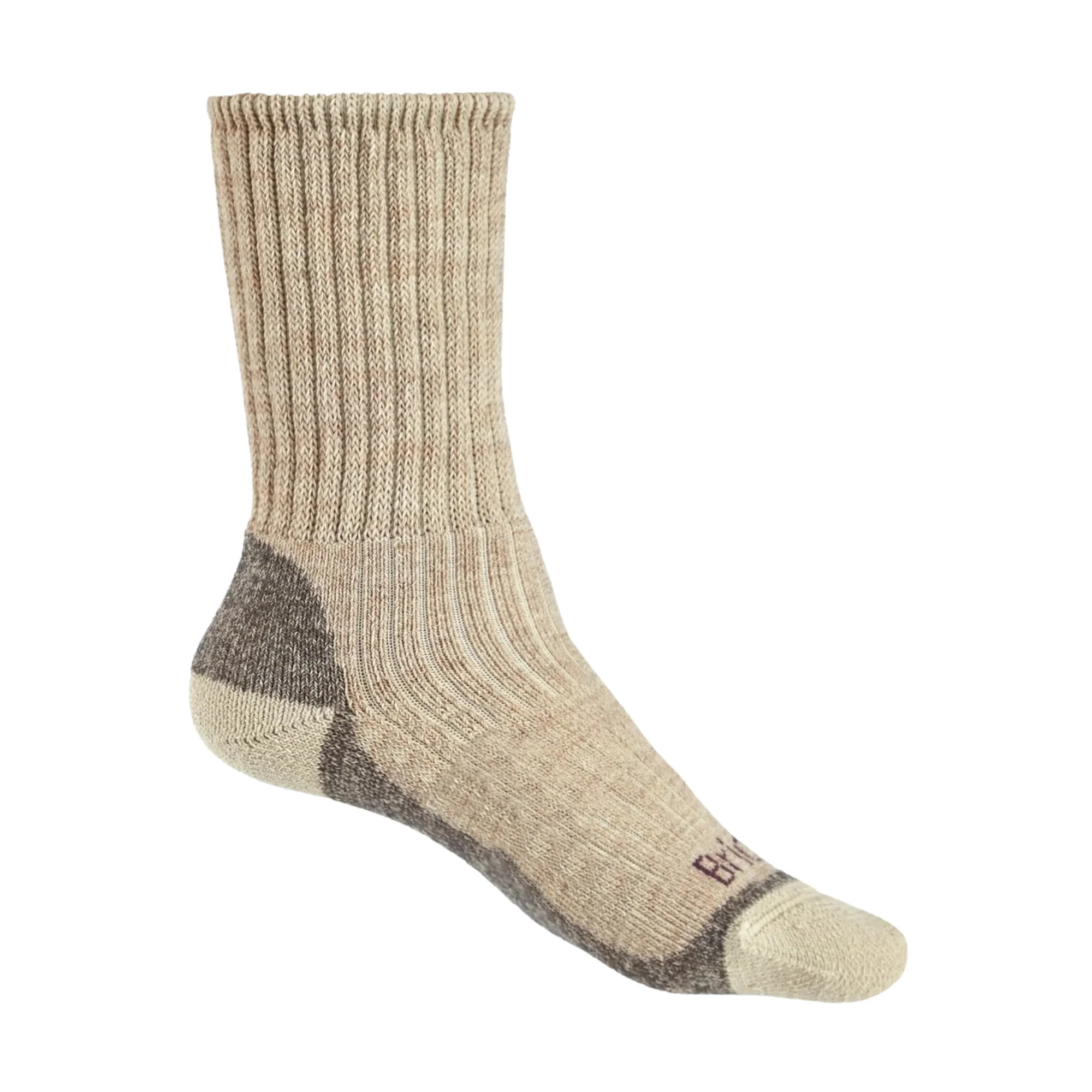 Bridgedale Women's Midweight Merino Comfort Fit Boot Length Hike Socks (Natural) - Image 2