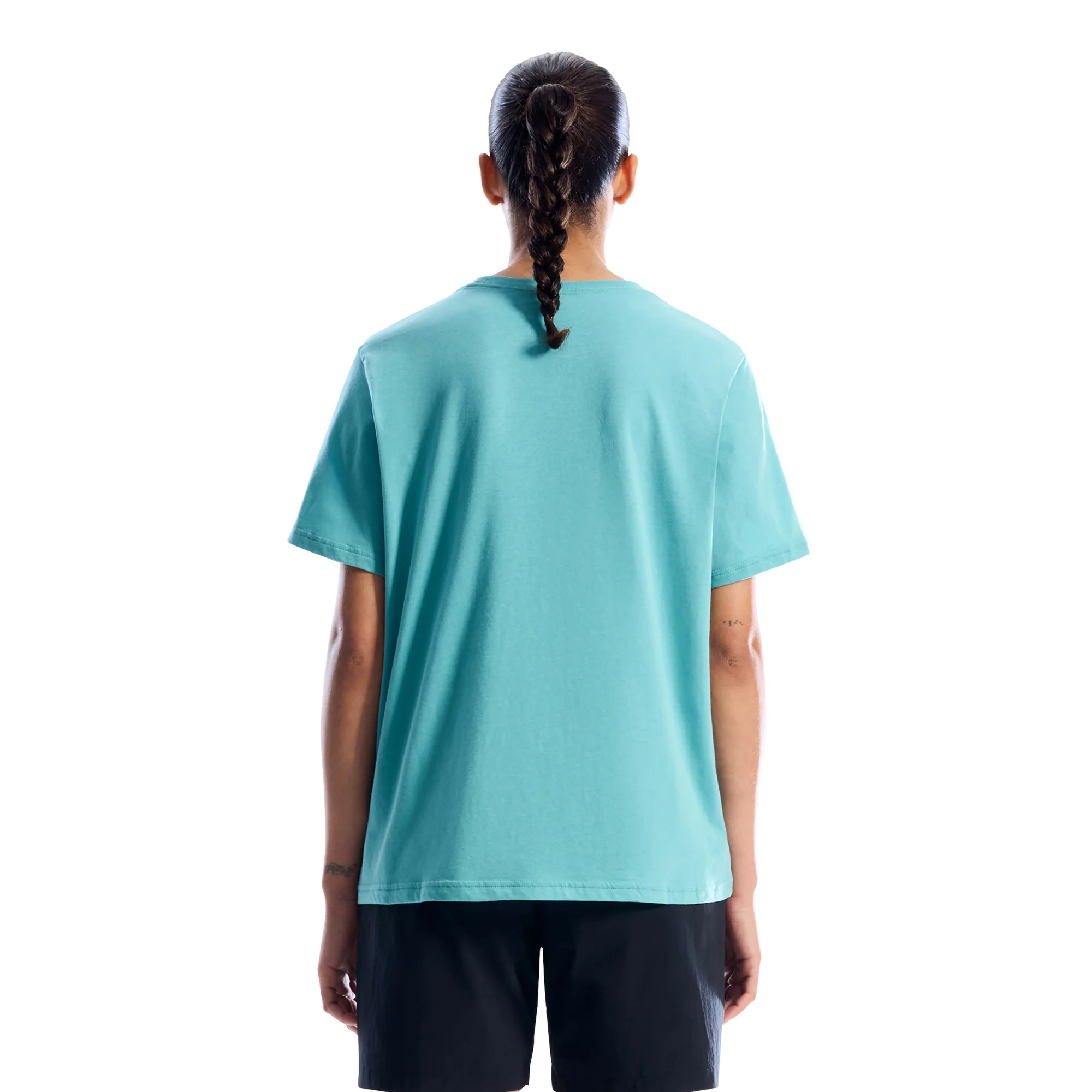 Berghaus Women's Mountainscape Essential Short Sleeve Tee (Calgary Blue) - Image 3