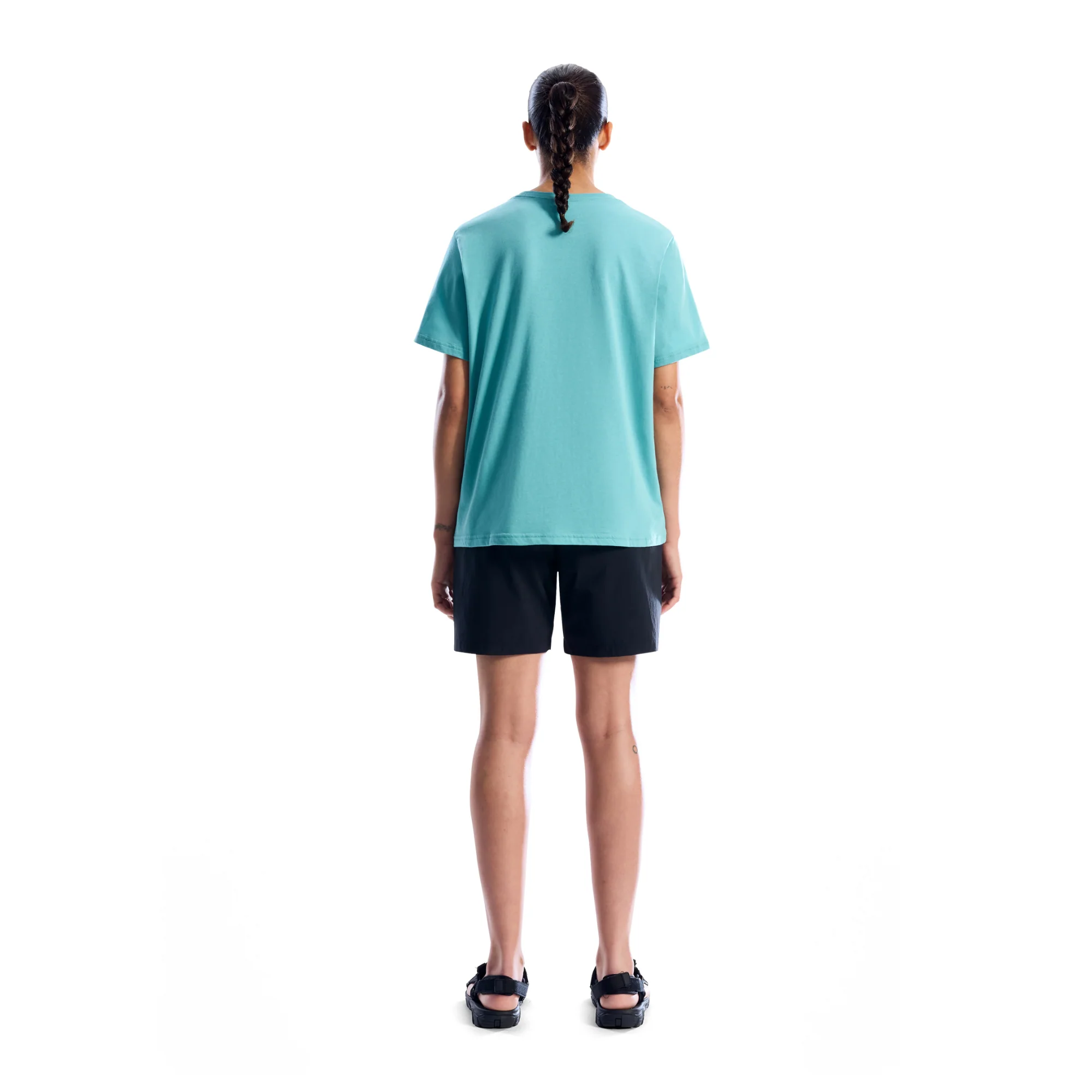Berghaus Women's Mountainscape Essential Short Sleeve Tee (Calgary Blue) - Image 7