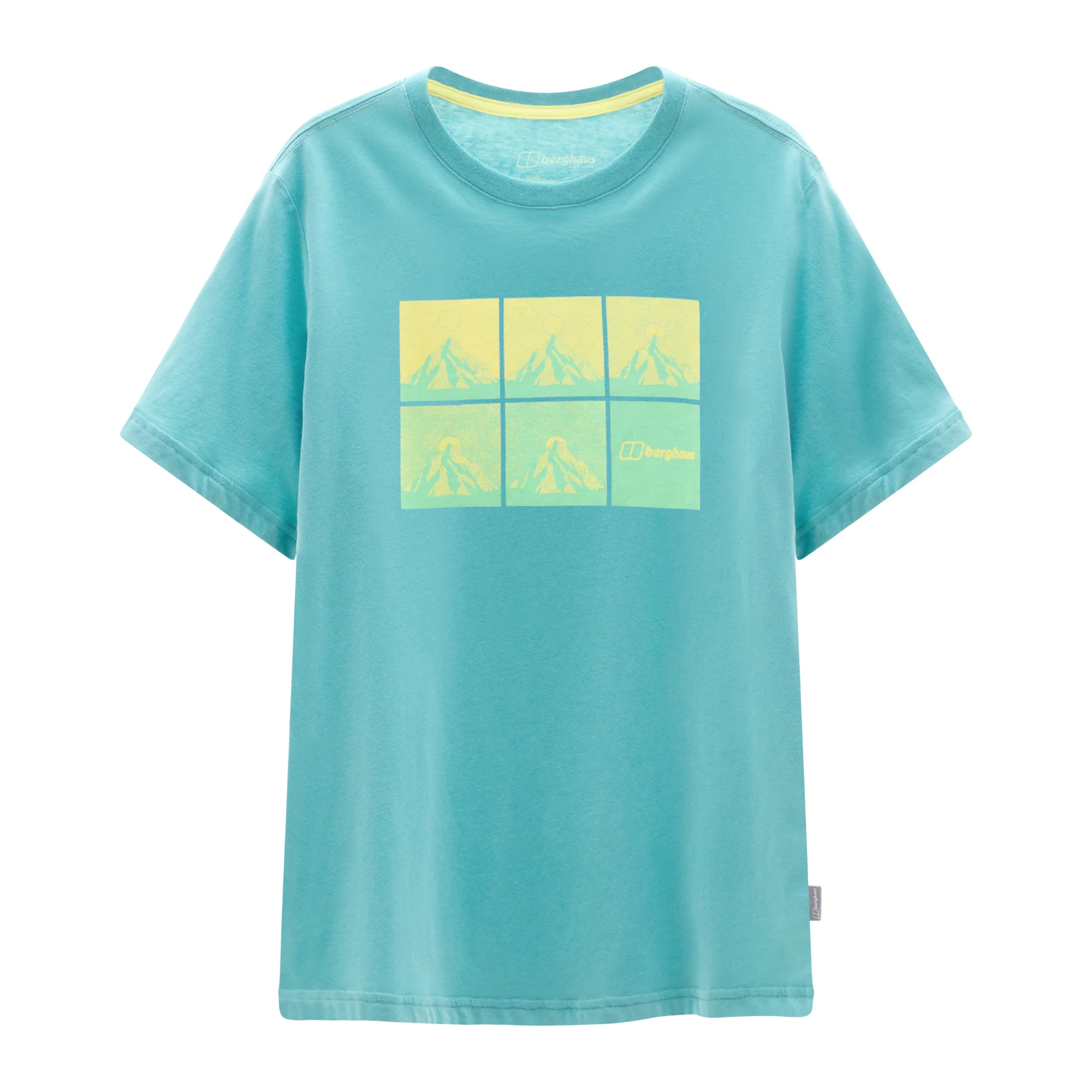 Berghaus Women's Mountainscape Essential Short Sleeve Tee (Calgary Blue) - Image 8