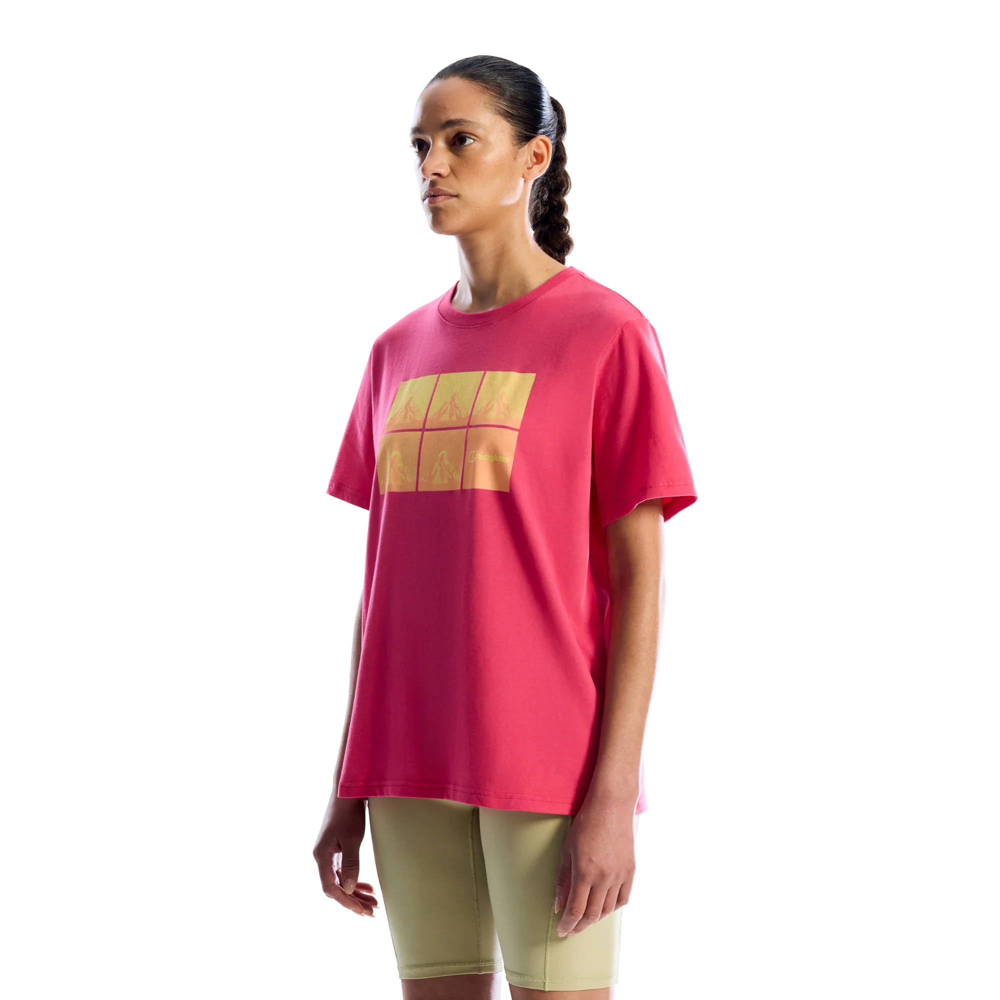 Berghaus Women's Mountainscape Essential Short Sleeve Tee (Roseberry) - Image 2