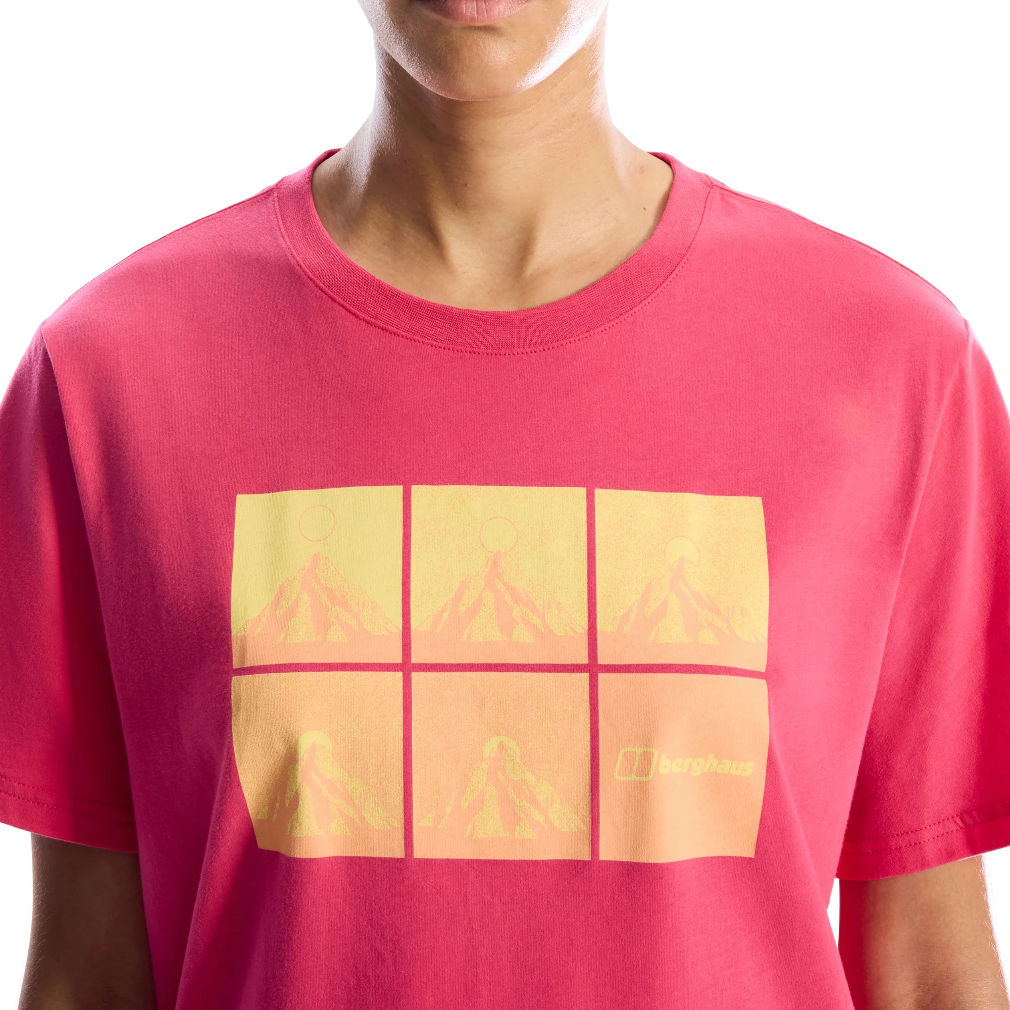 Berghaus Women's Mountainscape Essential Short Sleeve Tee (Roseberry) - Image 5