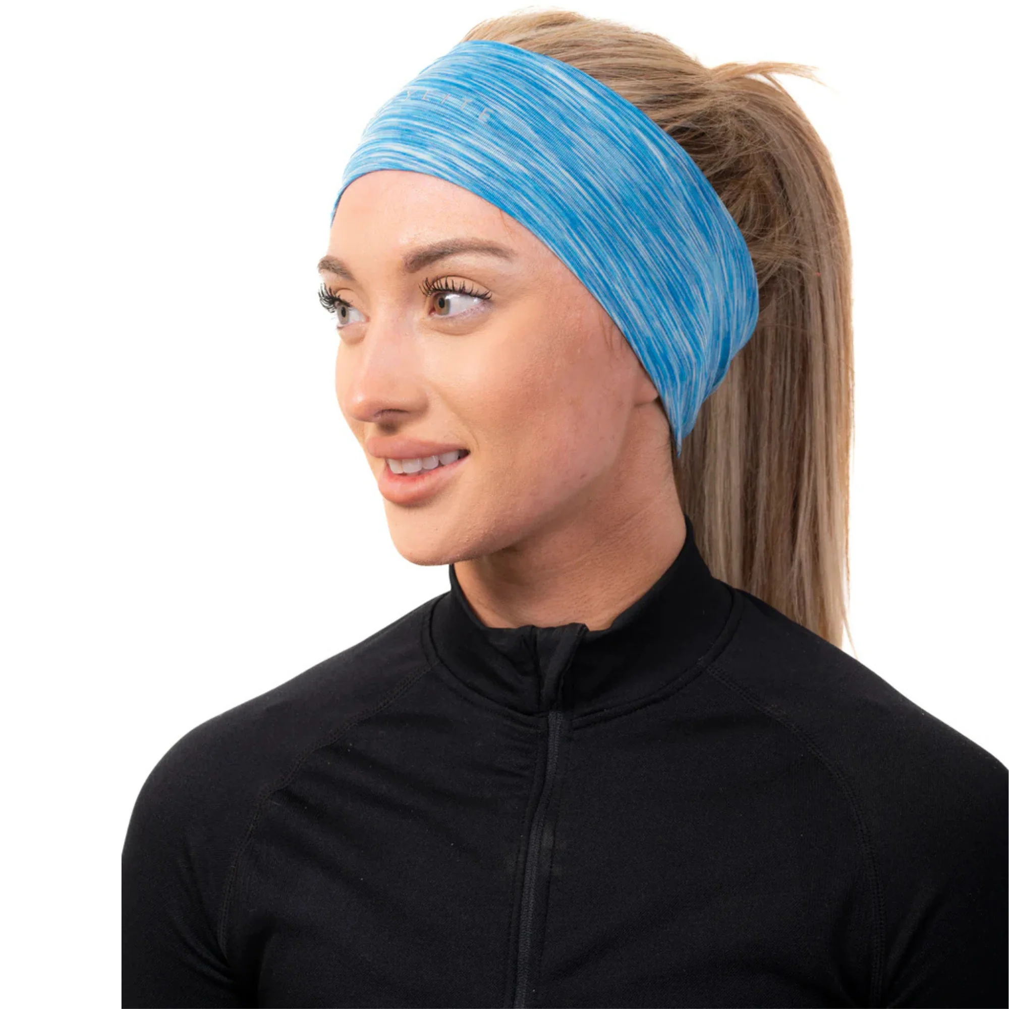 Bodylite Gear Unisex Summer Running Headband (Blue) - Image 2