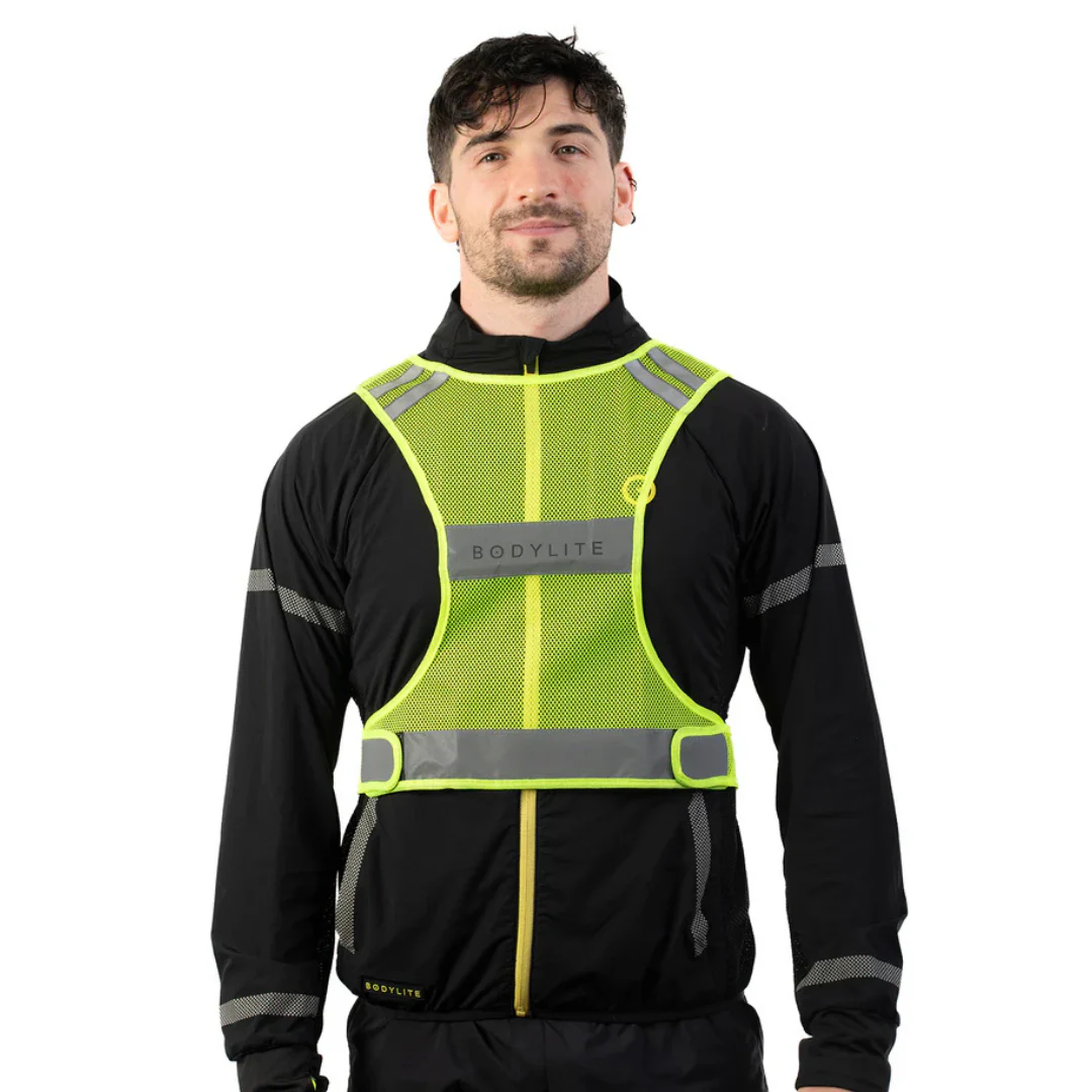 Bodylite Gear Unisex V2 Reflective Vest (Neon Yellow) - Image 3