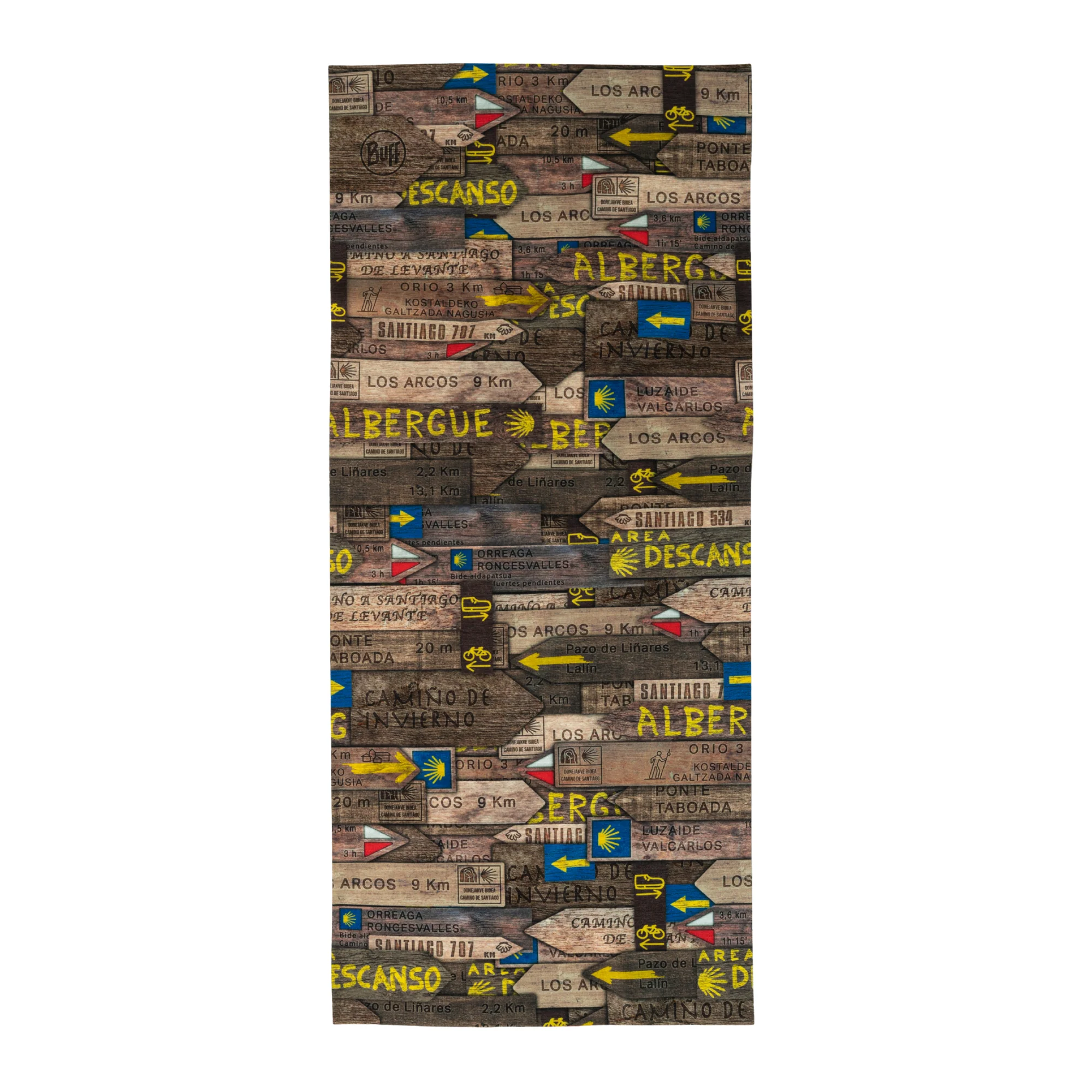 Coolnet UV Buff (Camino de Santiago Destinos Brown) - Image 2