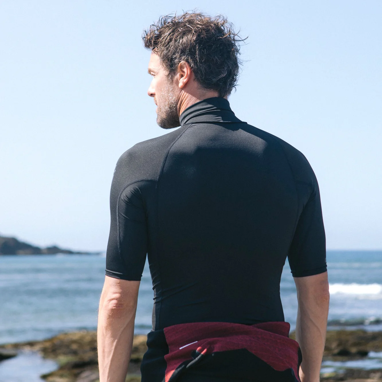 C-Skins Men's NuWave Rash X Short Sleeve Rash Vest (Black) - Image 13