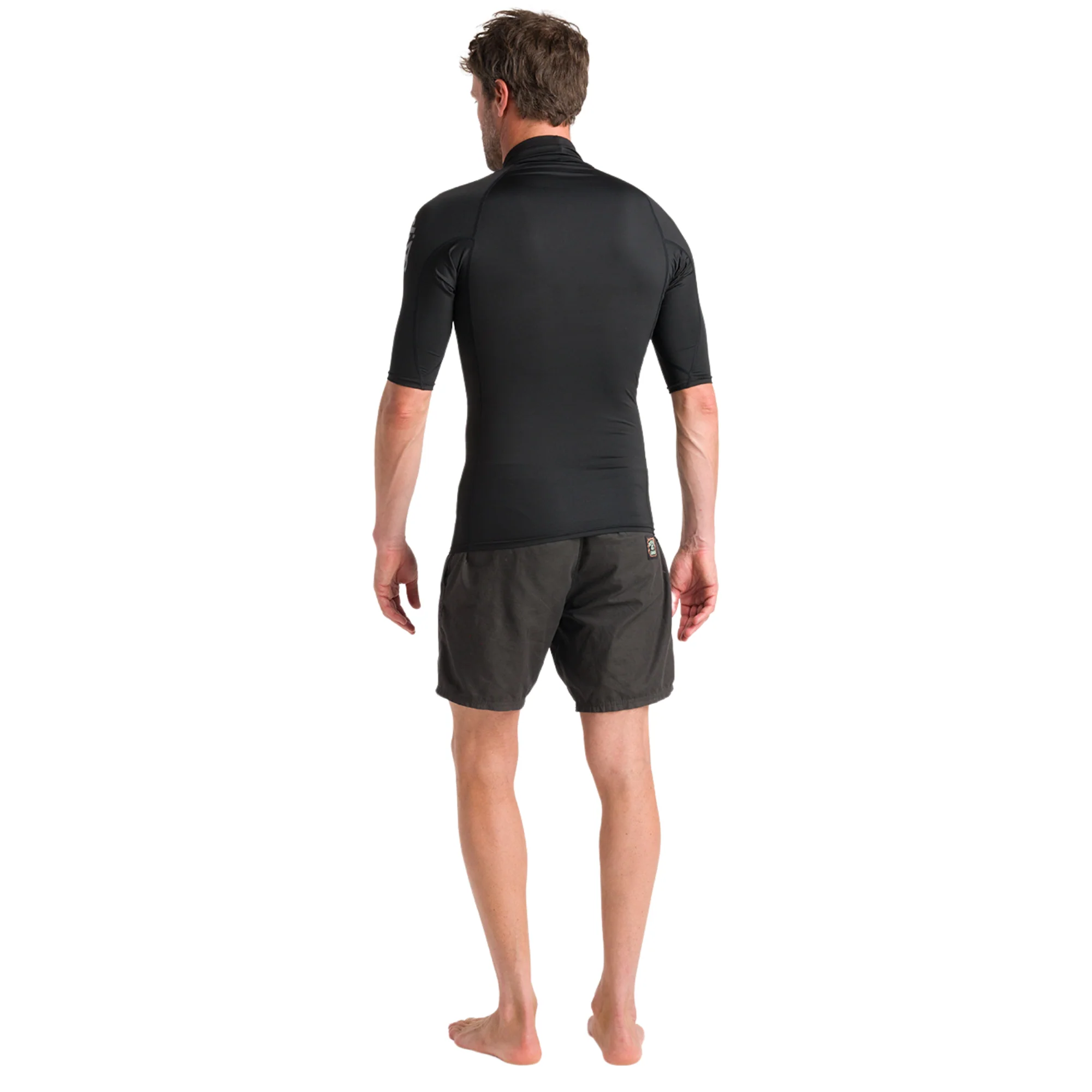 C-Skins Men's NuWave Rash X Short Sleeve Rash Vest (Black) - Image 9