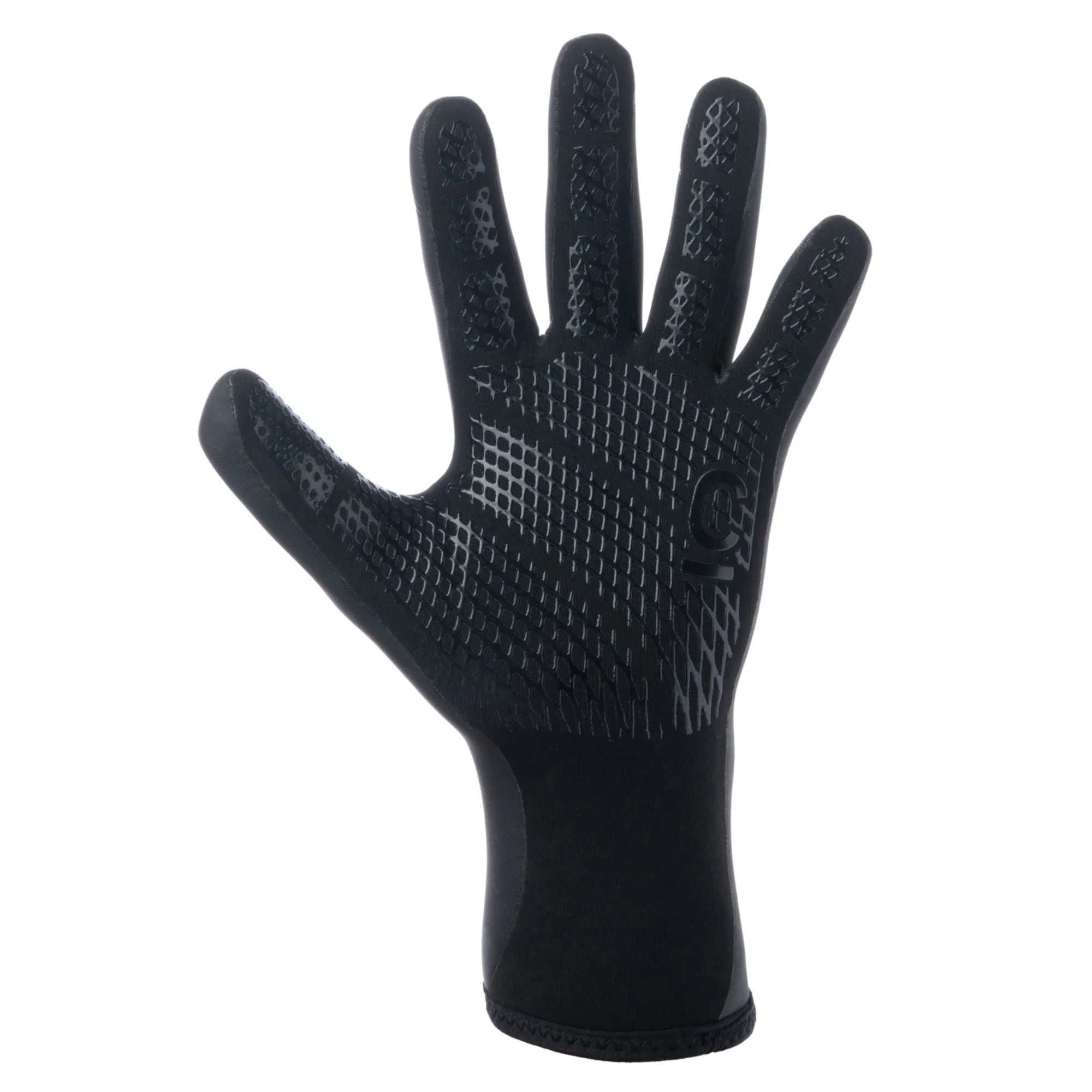 C-Skins Unisex Session GBS Neoprene Thermal Swim/Watersports Gloves (Black/Black)(3mm) - Image 2