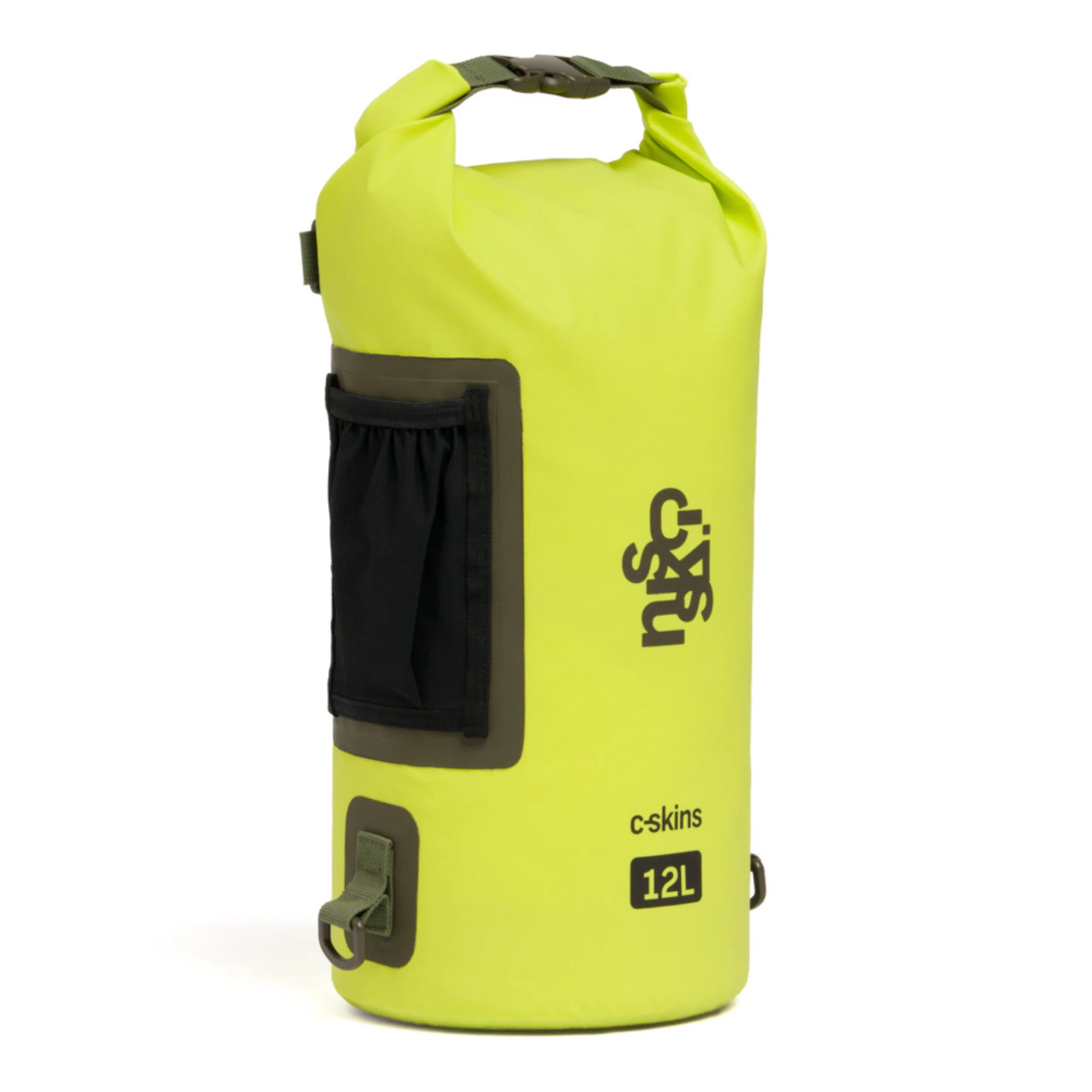 C-Skins Session 12L Dry Bag (Flash Green) - Image 5