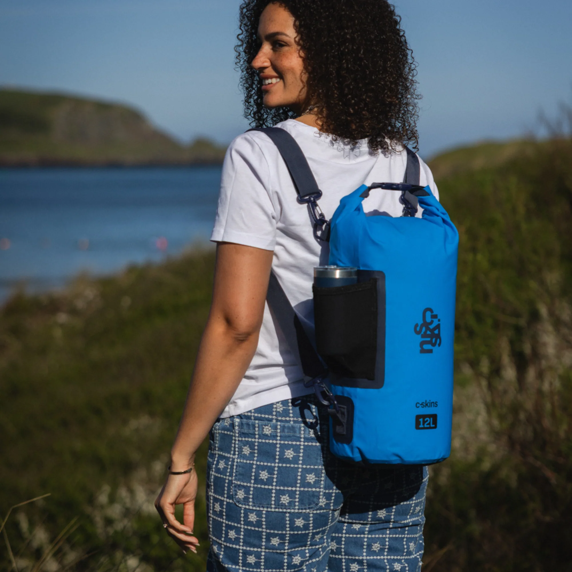 C-Skins Session 12L Dry Bag (Hawaiian Blue) - Image 10
