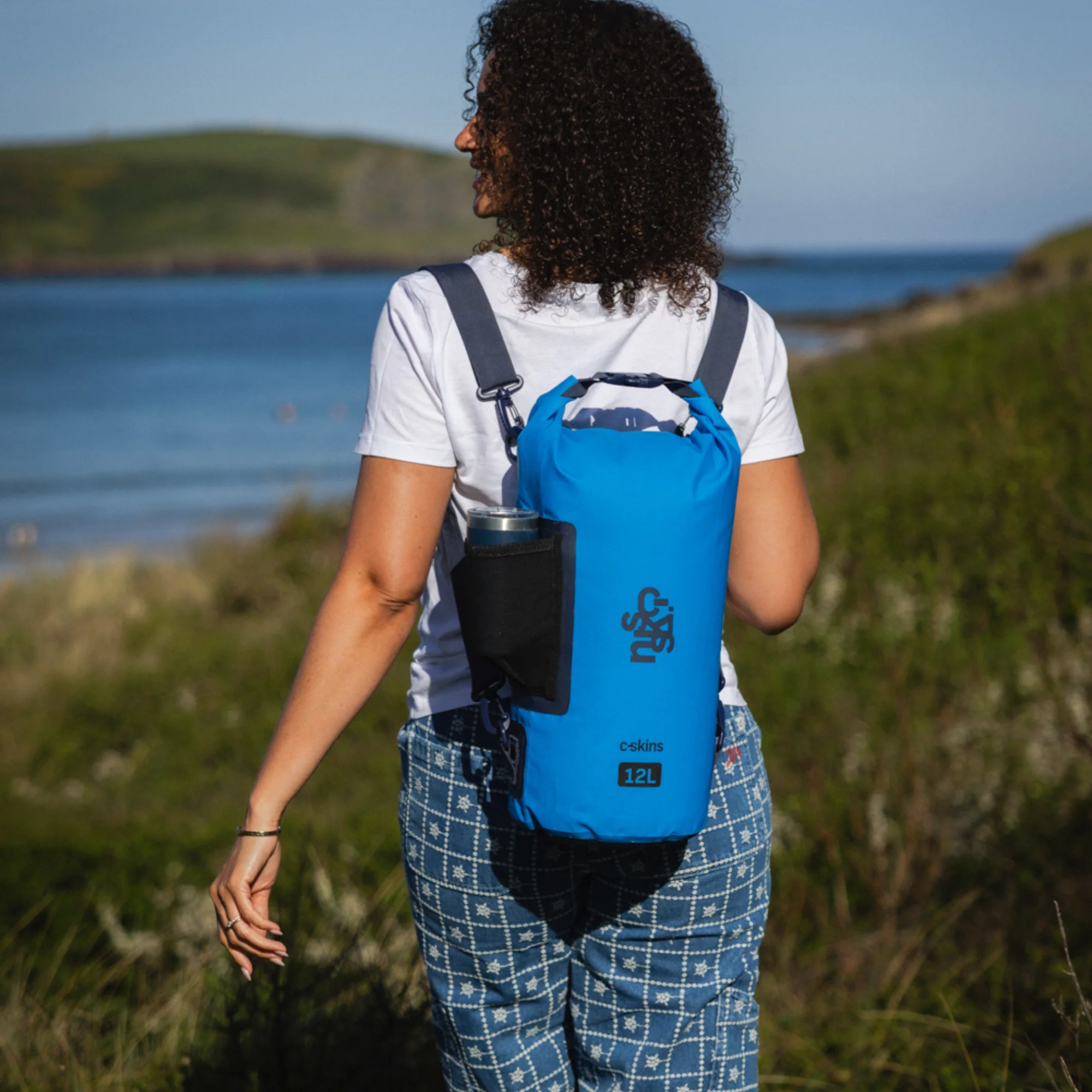 C-Skins Session 12L Dry Bag (Hawaiian Blue) - Image 11