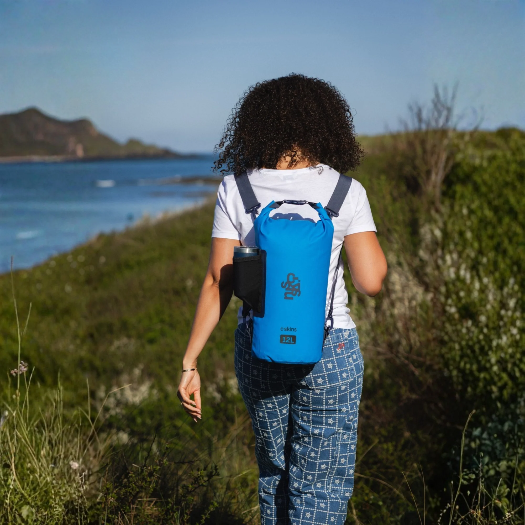 C-Skins Session 12L Dry Bag (Hawaiian Blue) - Image 9