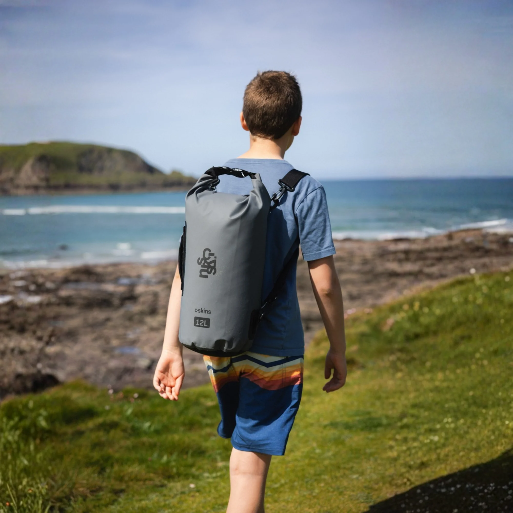 C-Skins Session 12L Dry Bag (Storm Grey) - Image 10
