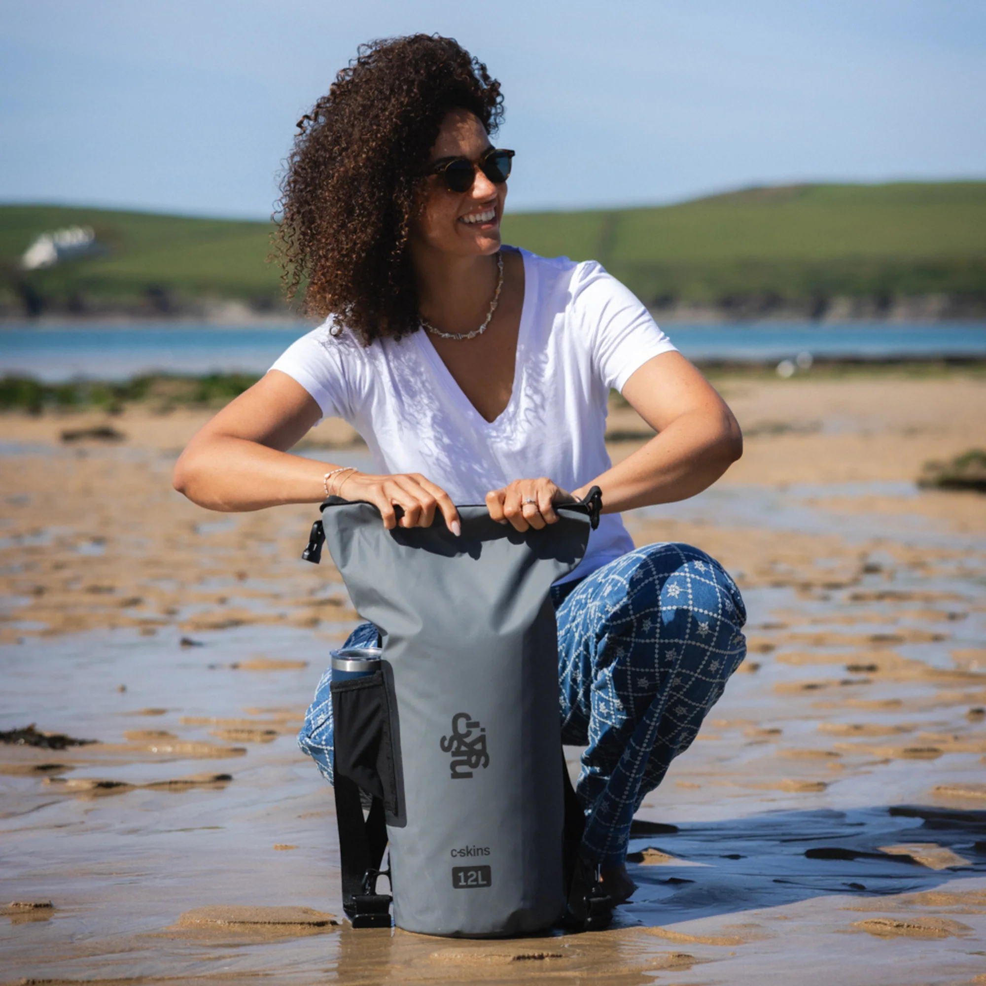 C-Skins Session 12L Dry Bag (Storm Grey) - Image 11