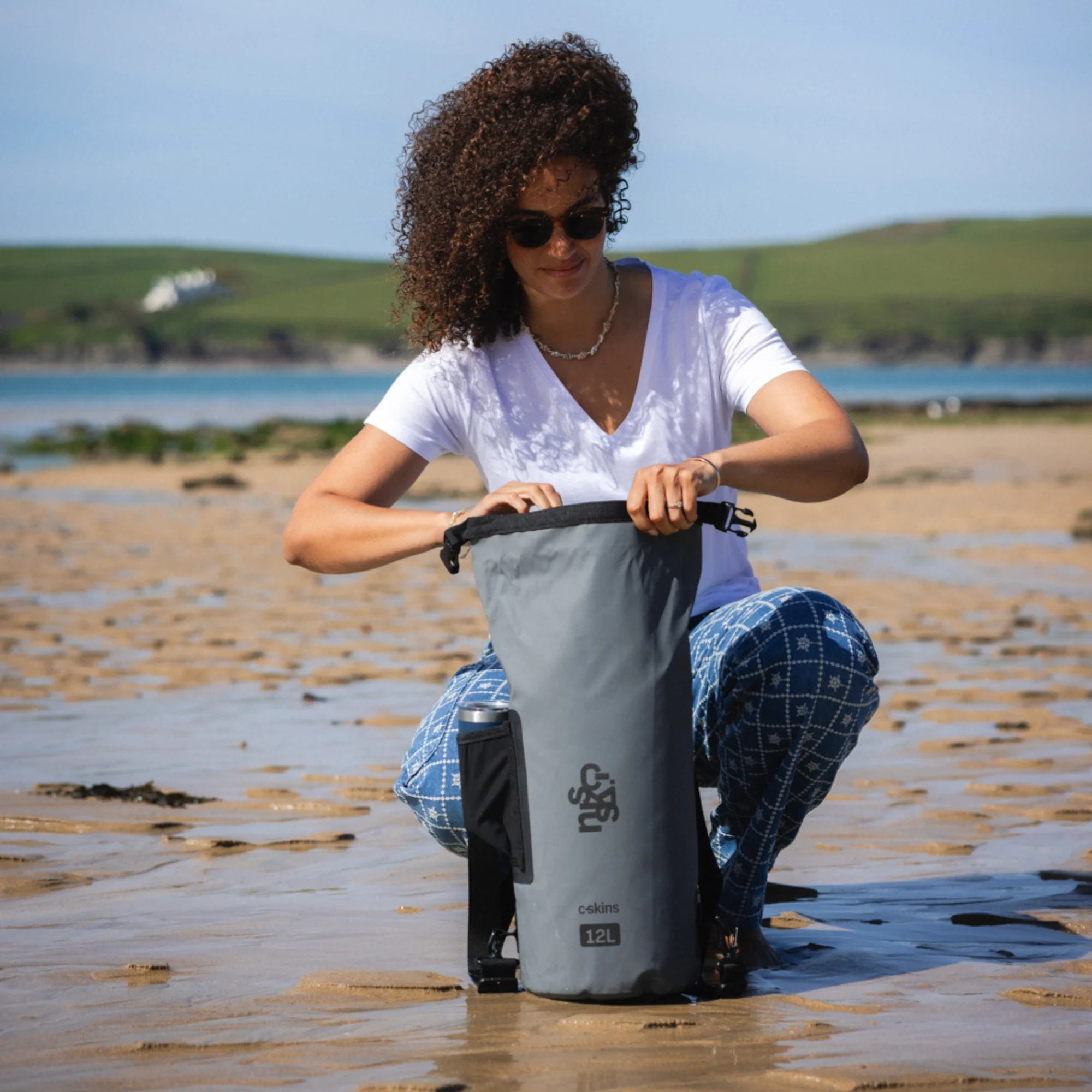 C-Skins Session 12L Dry Bag (Storm Grey) - Image 9