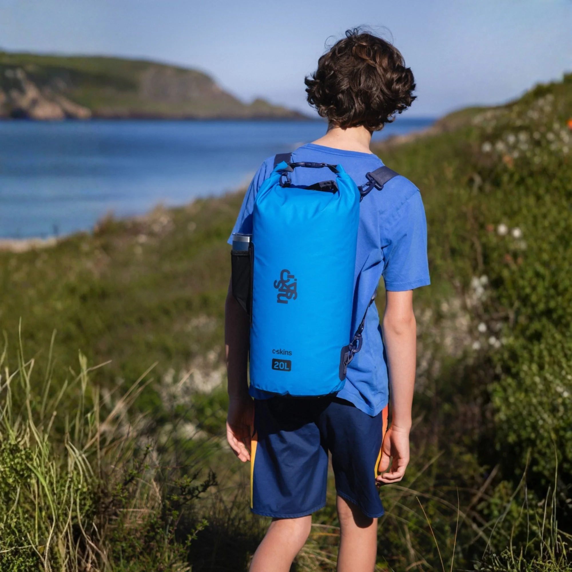 C-Skins Session 20L Dry Bag (Hawaiian Blue) - Image 10