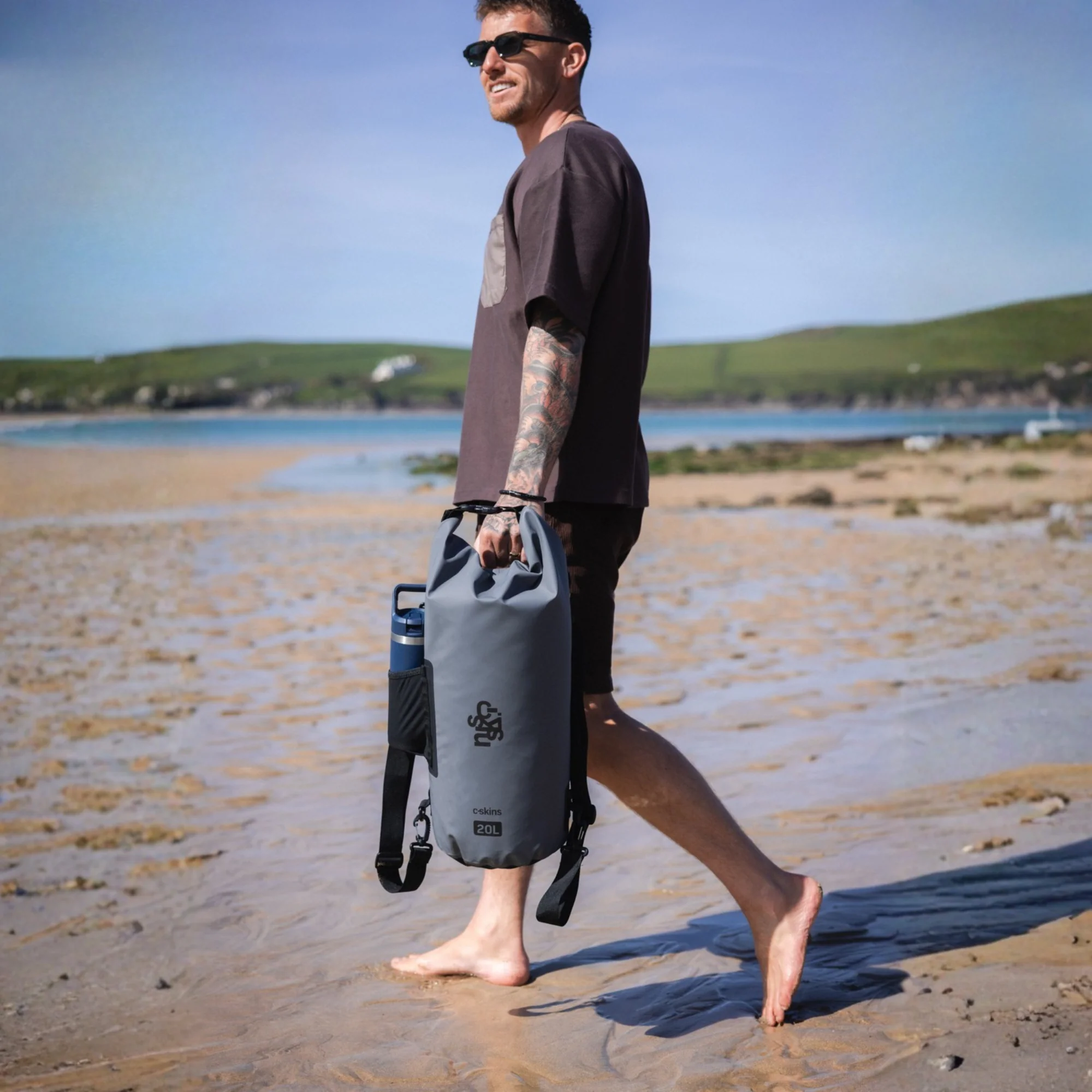 C-Skins Session 20L Dry Bag (Storm Grey) - Image 11