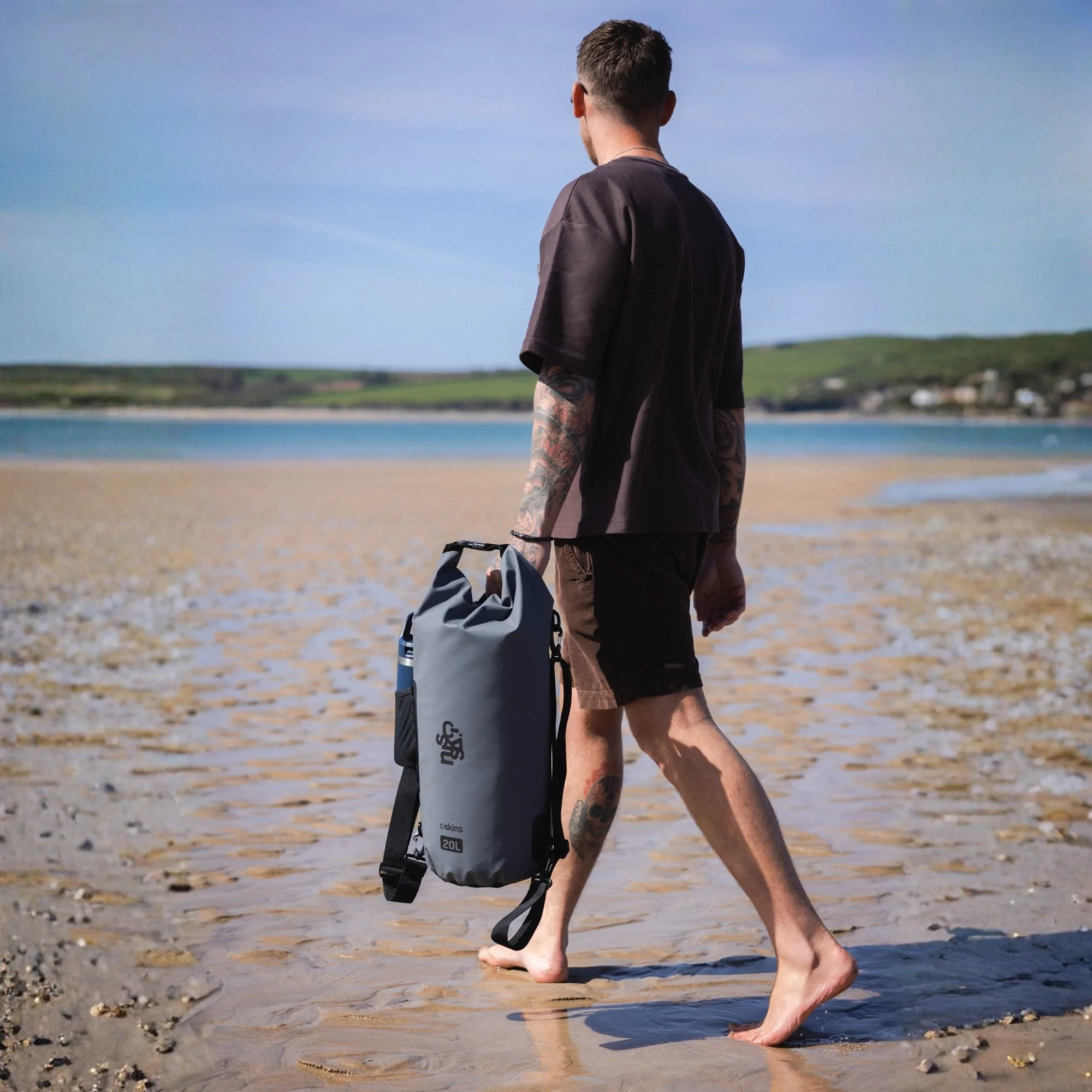 C-Skins Session 20L Dry Bag (Storm Grey) - Image 9
