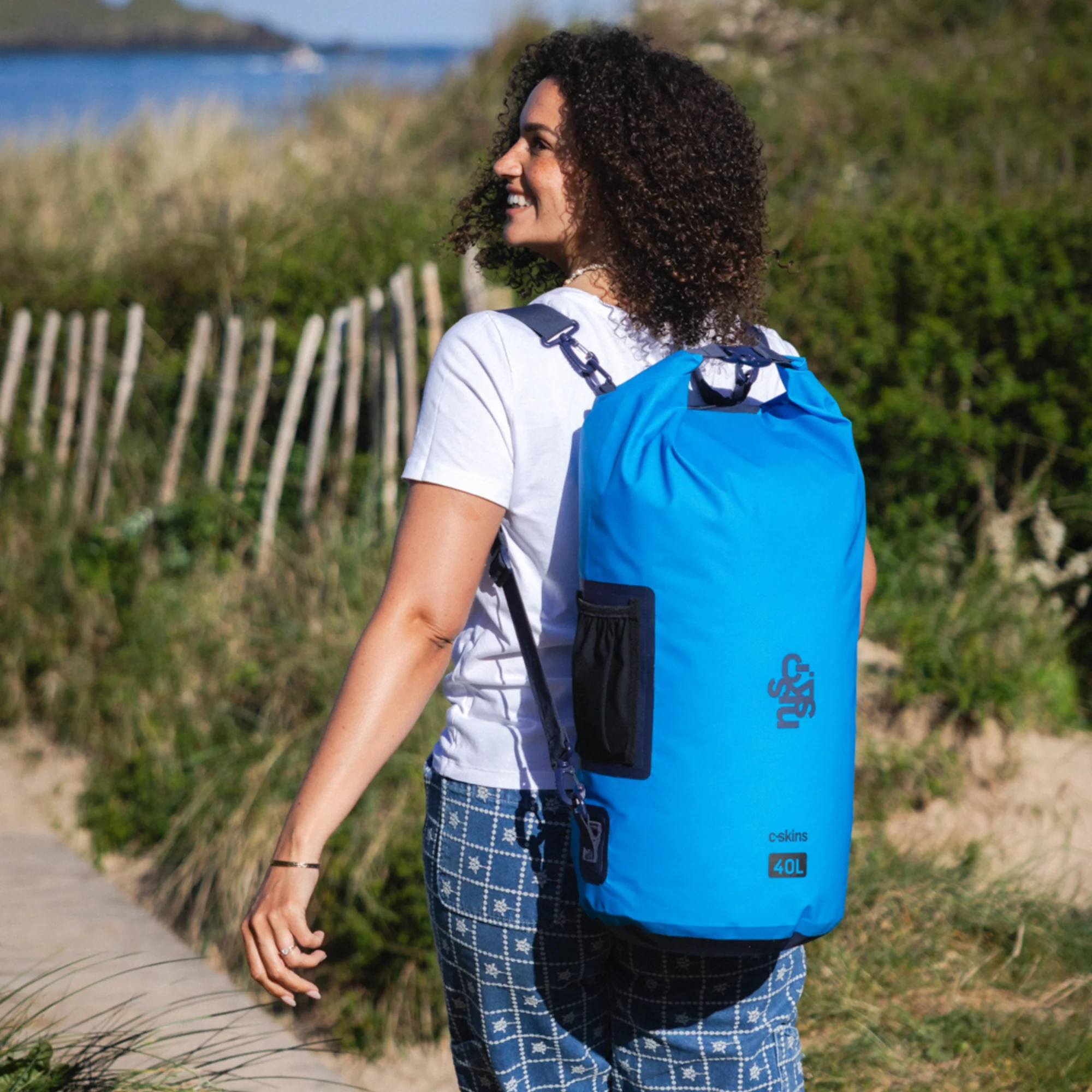 C-Skins Session 40L Dry Bag (Hawaiian Blue) - Image 10