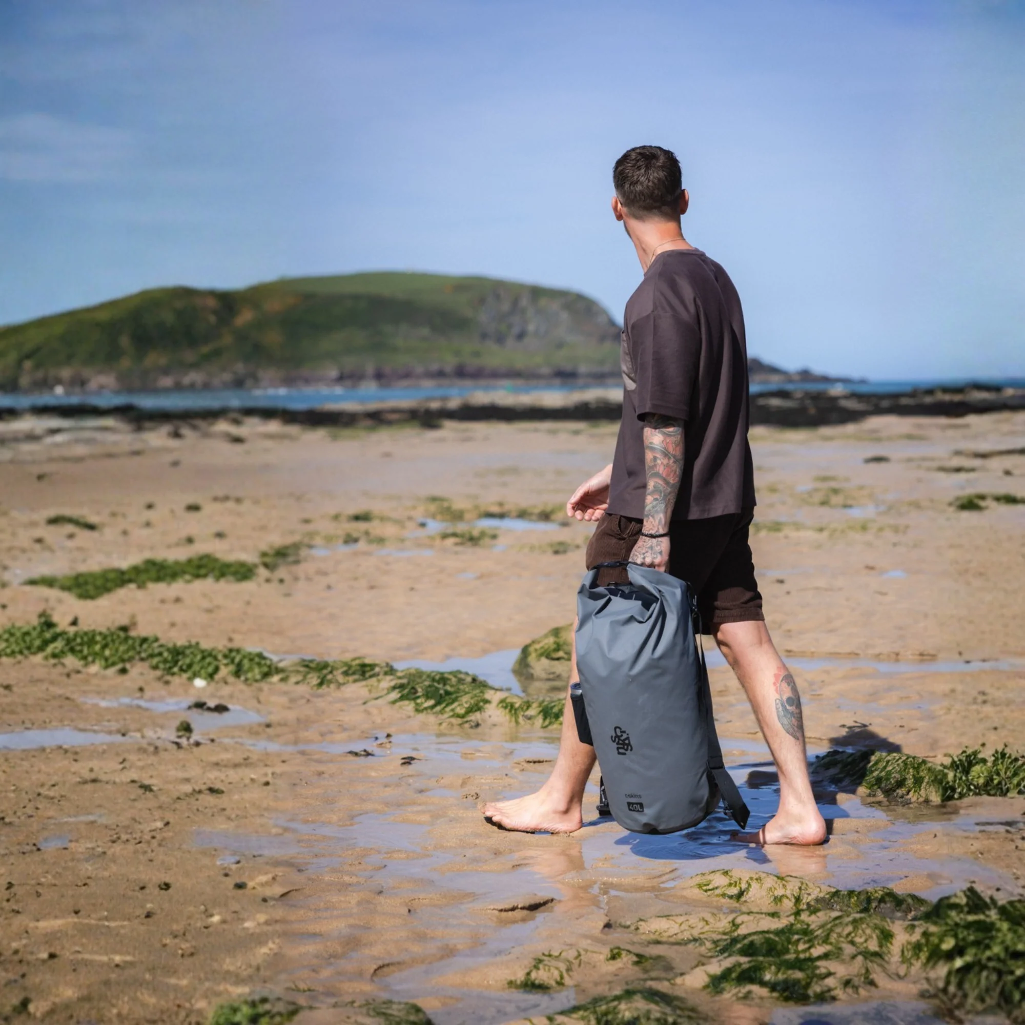 C-Skins Session 40L Dry Bag (Storm Grey) - Image 9