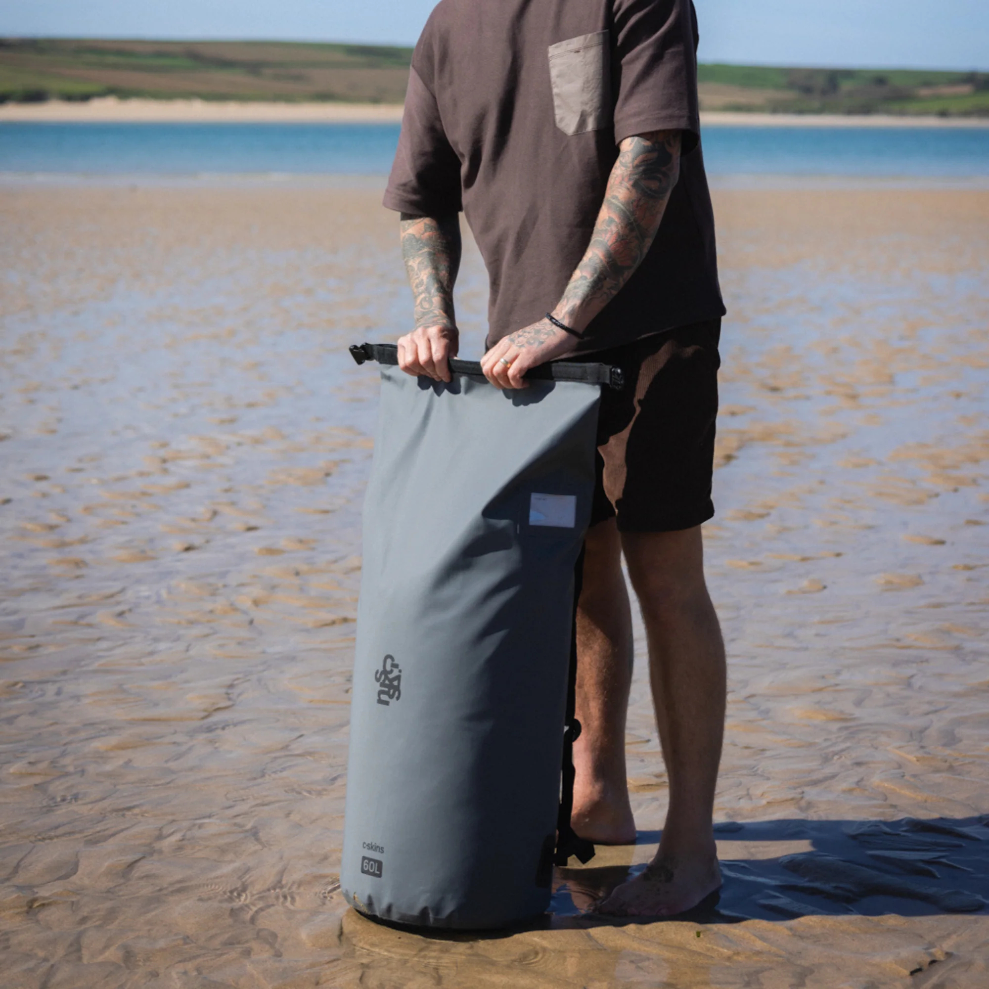 C-Skins Session 60L Dry Bag Backpack (Storm Grey) - Image 10