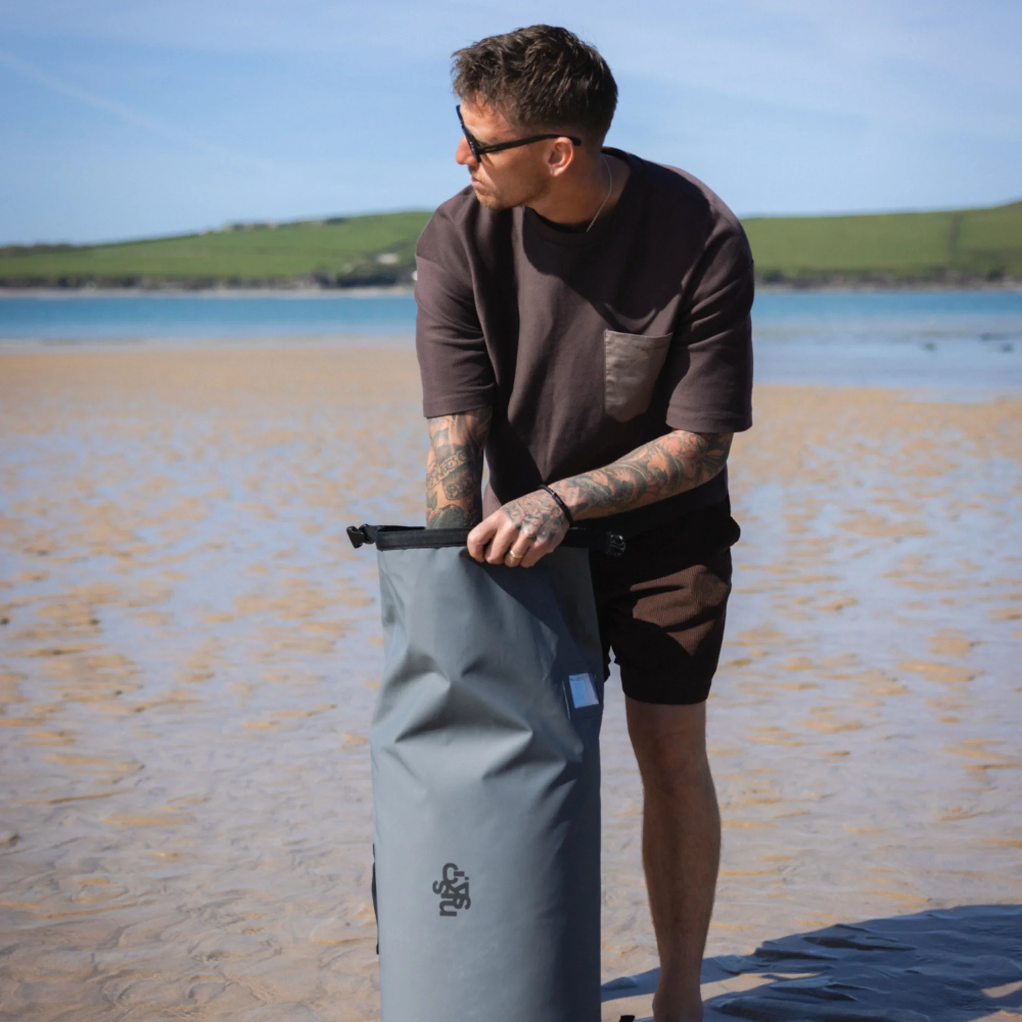 C-Skins Session 60L Dry Bag Backpack (Storm Grey) - Image 11