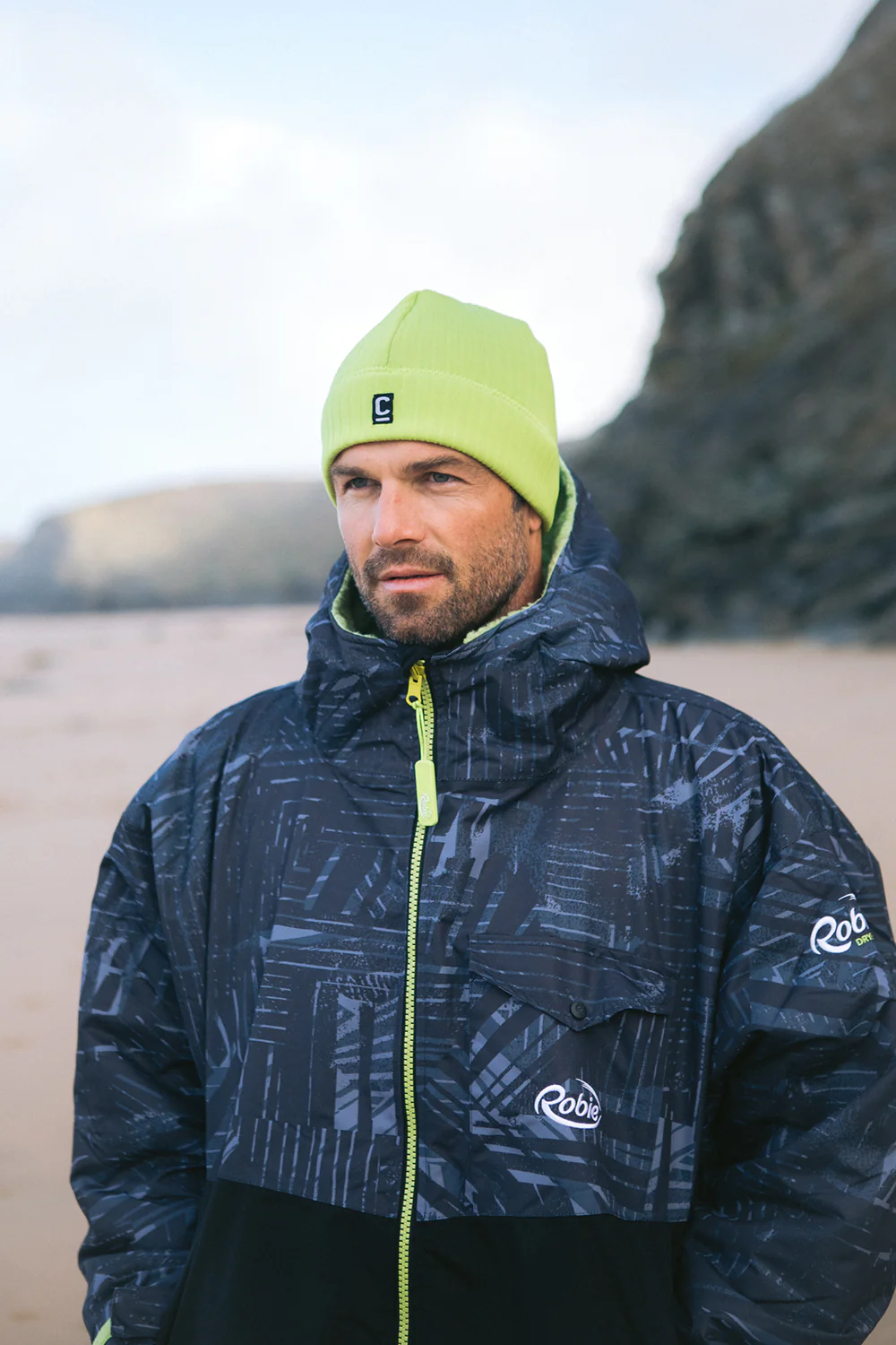 C-Skins Unisex Storm Chaser Thermal Neoprene Swim/Watersports Beanie (Lime)(2mm) - Image 2